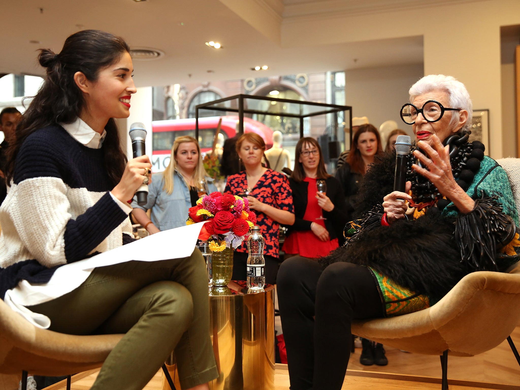 Caroline Issa in a Q&amp;A with Iris Apfel