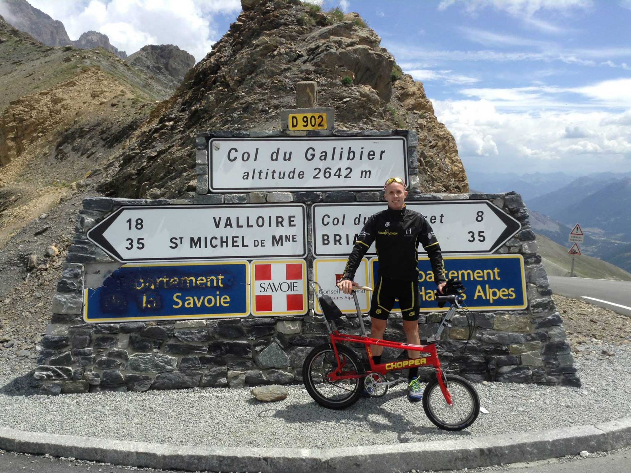 David Sims with his Chopper