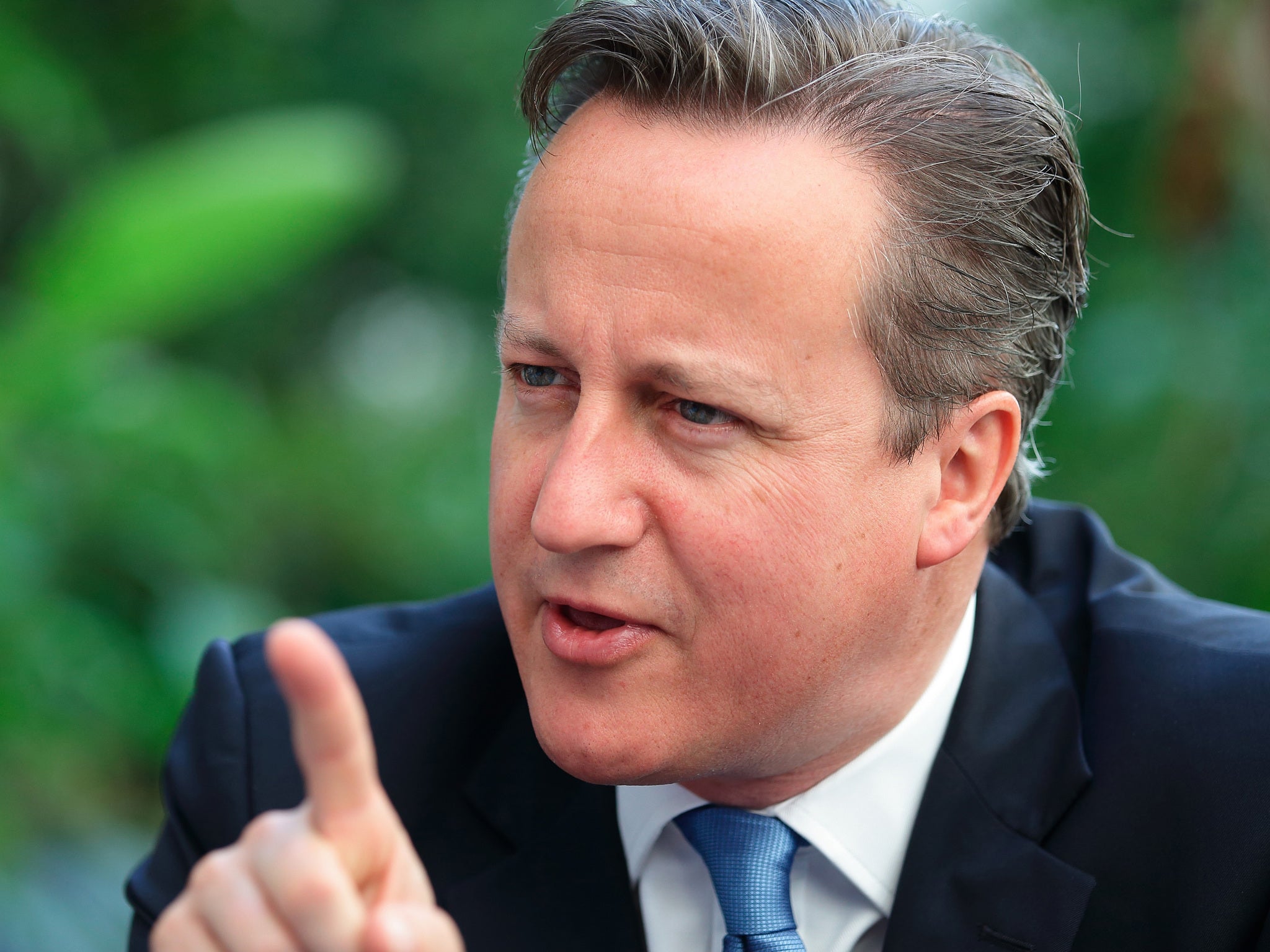 David Cameron described the migrants as a 'swarm'