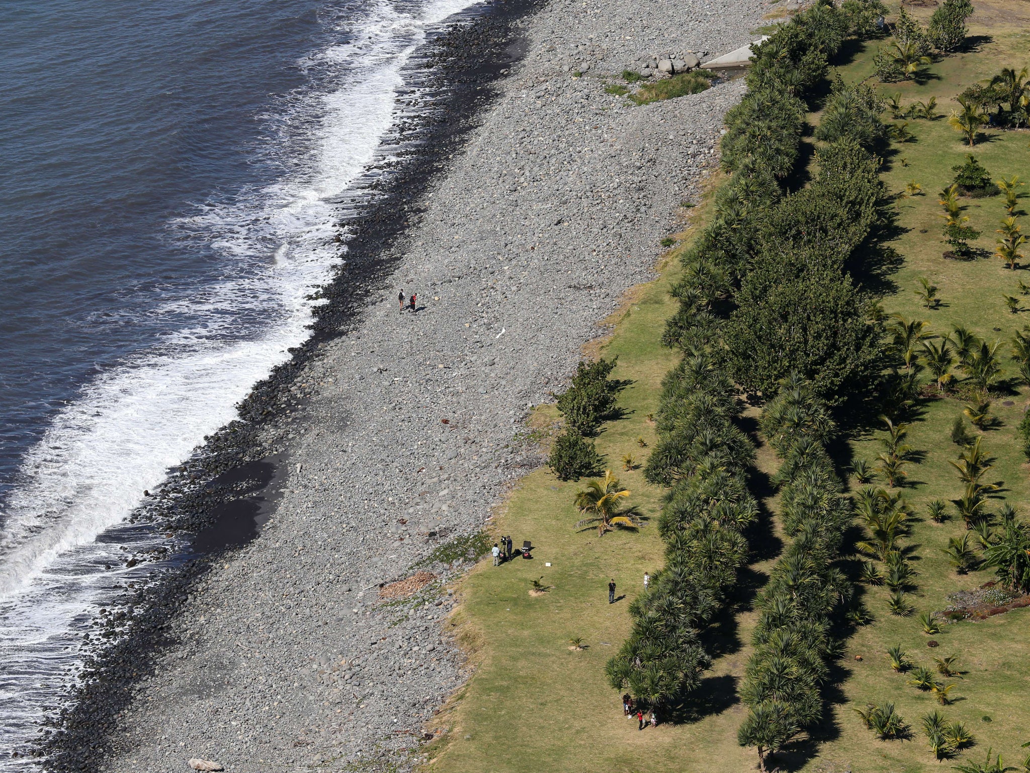 A beach on the island of Reunion