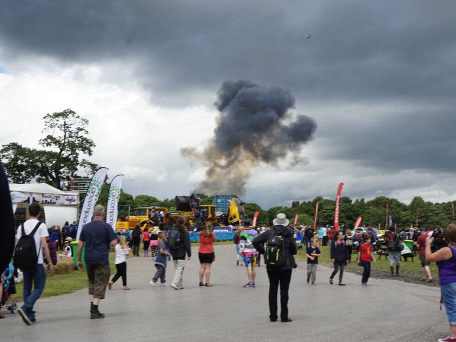 Spectators were left shocked when Whyman’s plane suddenly nose-dived during the display