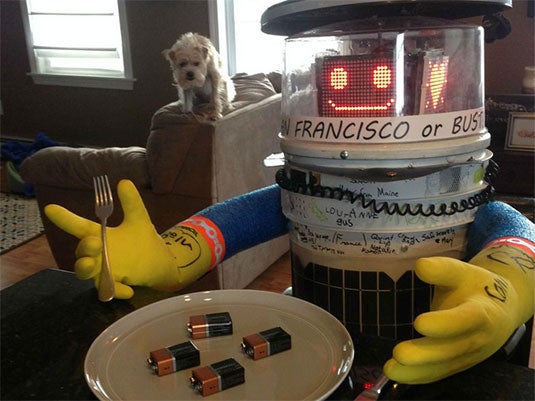 People shared photos of their encounters with hitchBOT