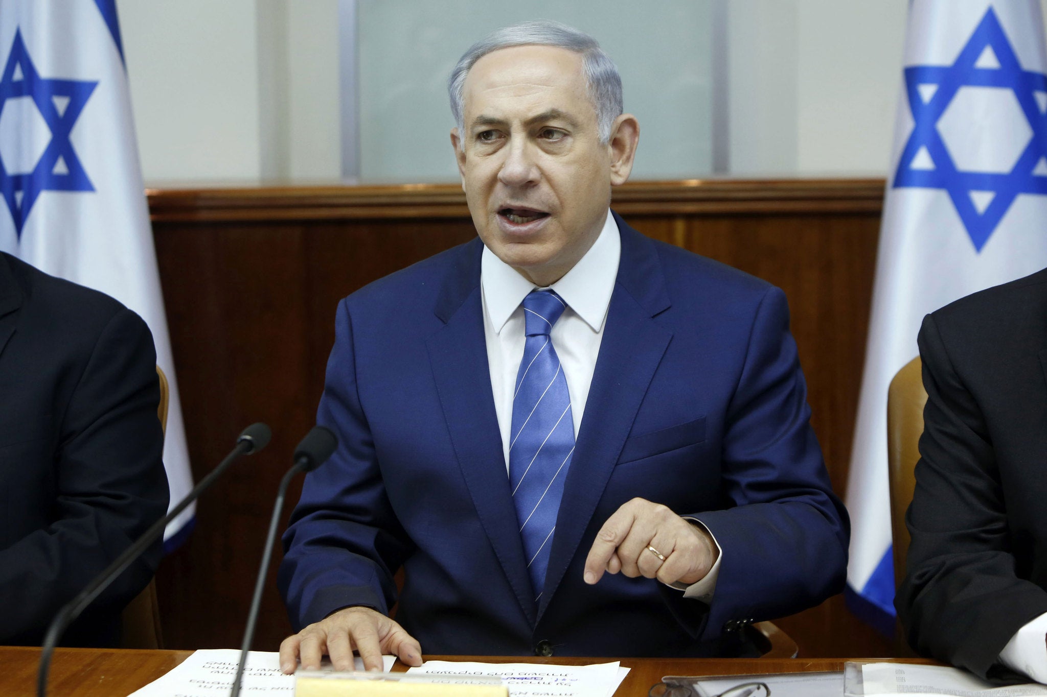 Israel's Prime Minister Benjamin Netanyahu