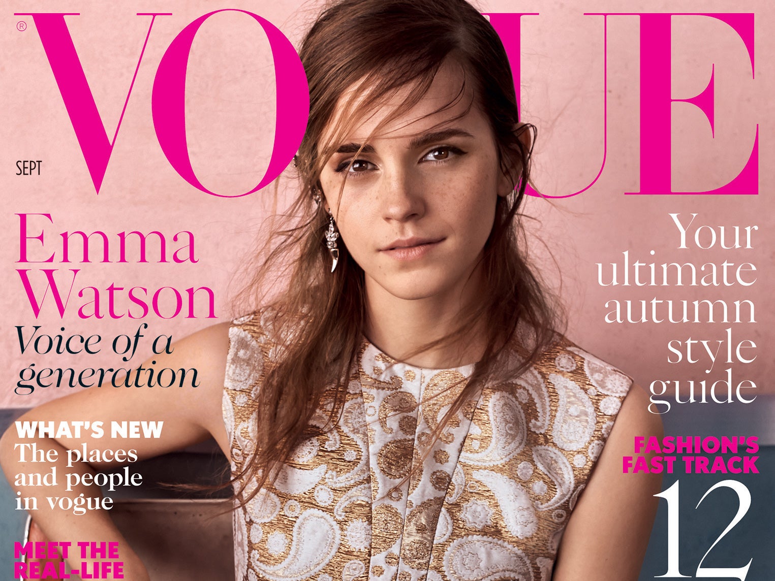 Emma Watson on the cover of Vogue 2015