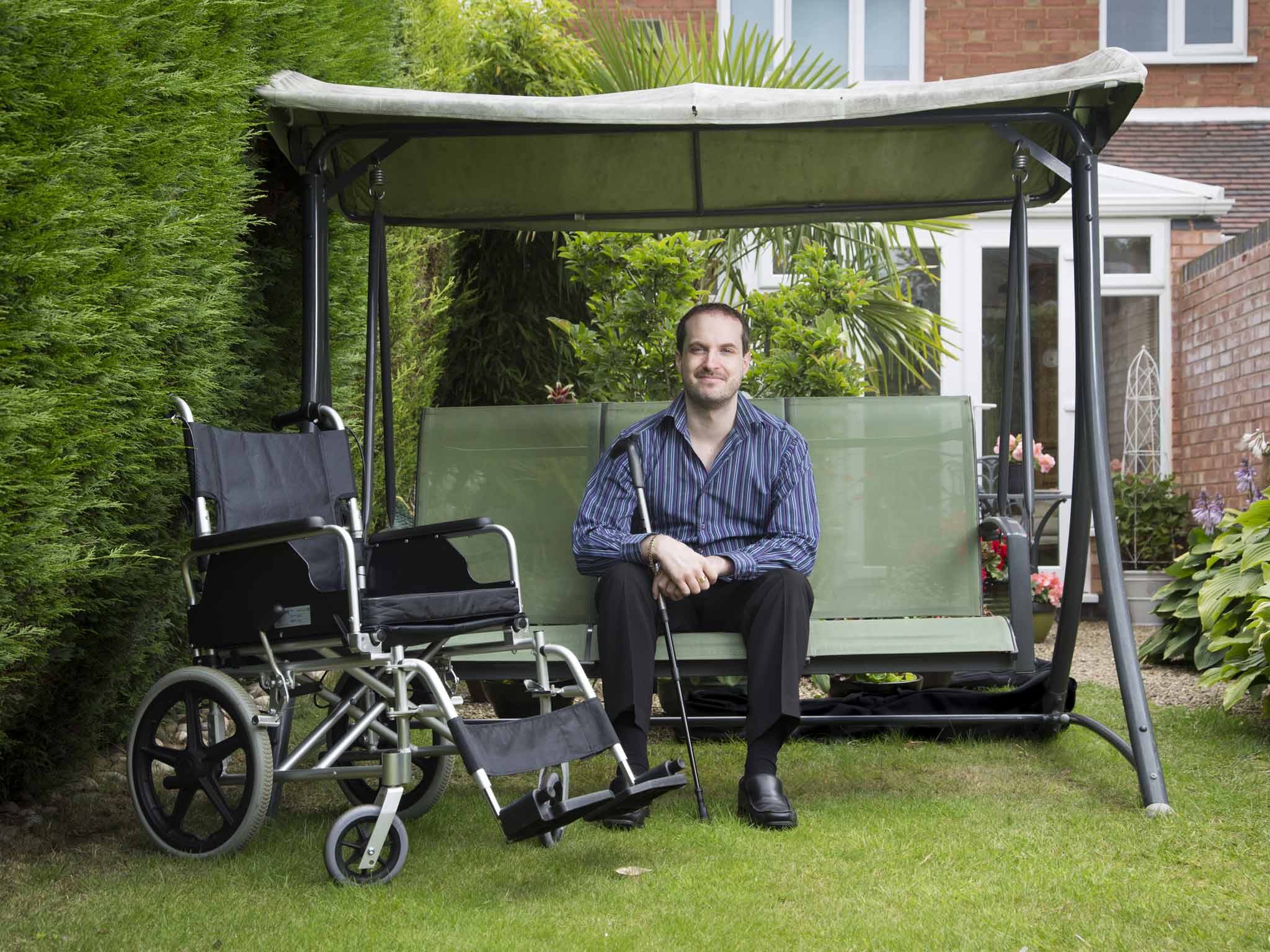 Scott Jordan Harris at his home in Rugby