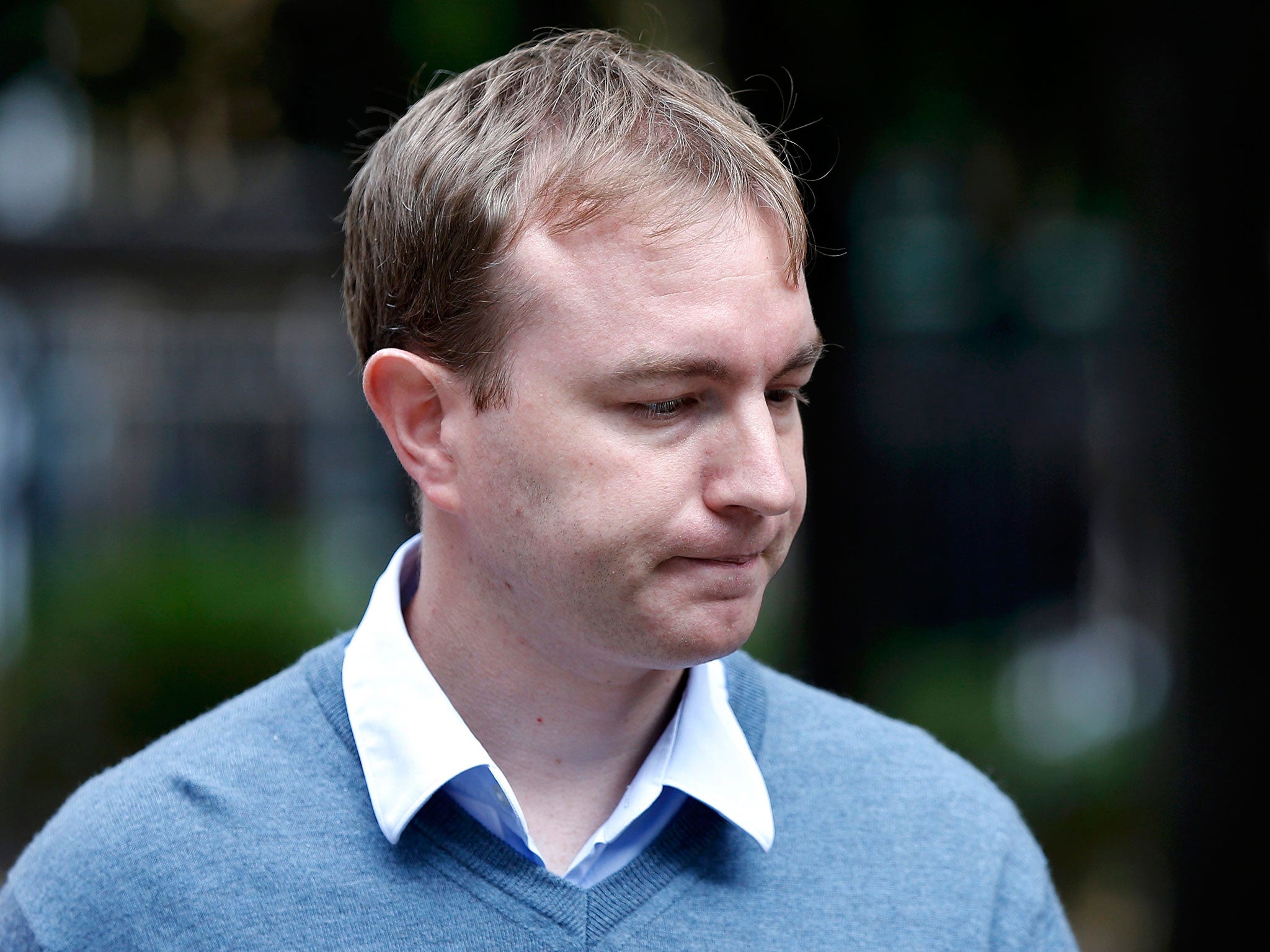 Former trader Tom Hayes arrives at Southwark Crown Court in London