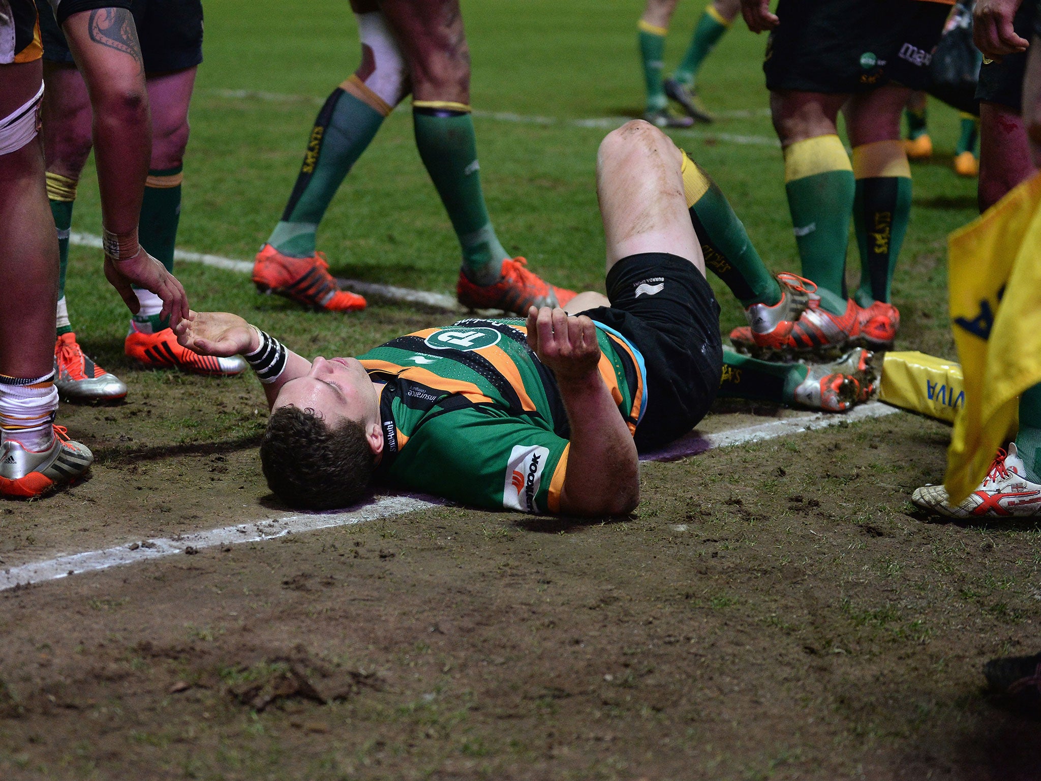 George North has a history of concussions