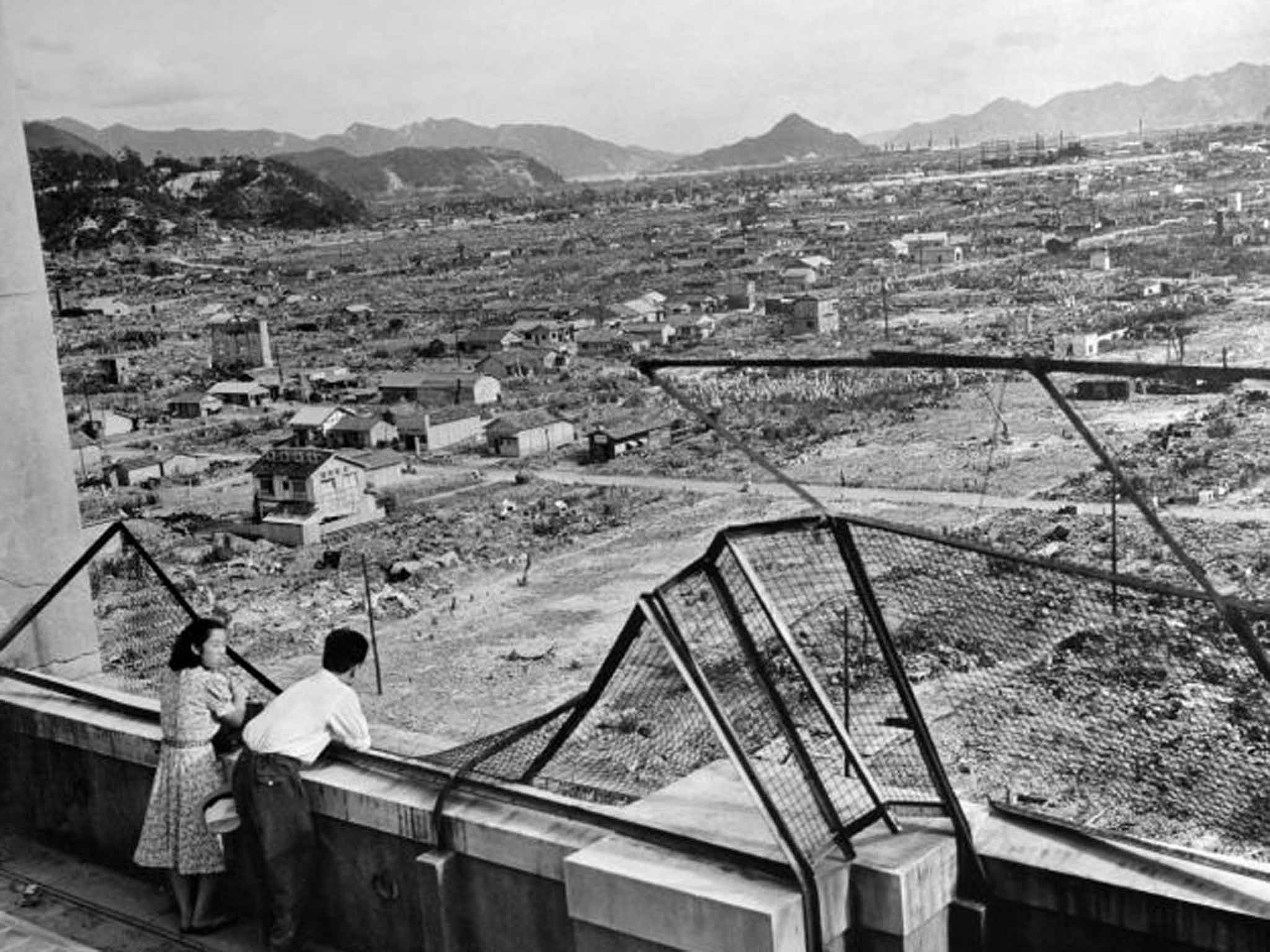 Aftermath: the devastation of Hiroshima in 1948, three years after the atomic bomb was dropped (AFP/Getty)