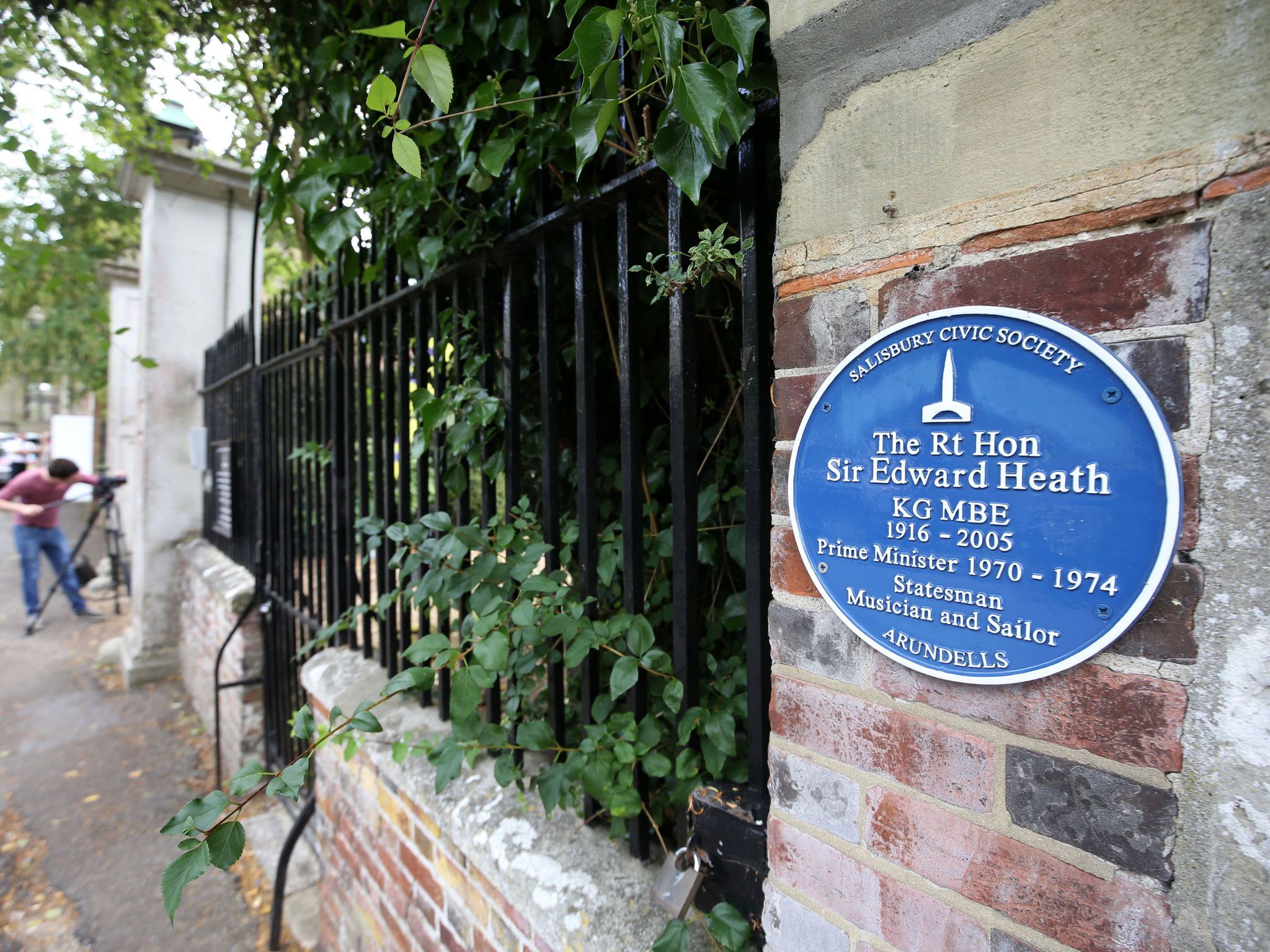 Arundells, the former home of Sir Edward in Salisbury, Wiltshire. It is alleged a prosecution against a brothel-keeper in the county was dropped after she threatened to expose Sir Edward as a paedophile