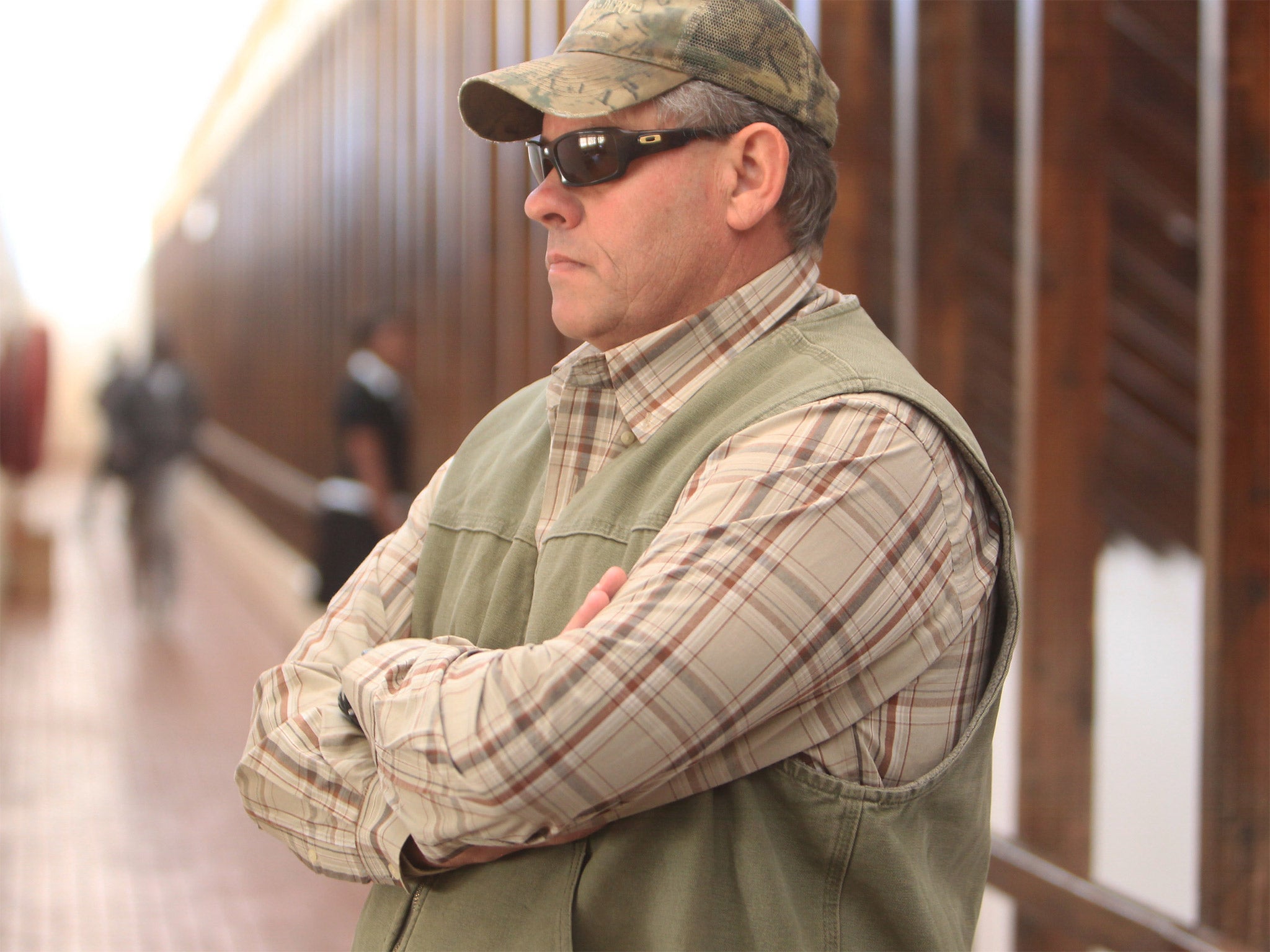 Theodore Bronkhorst outside court in Hwange