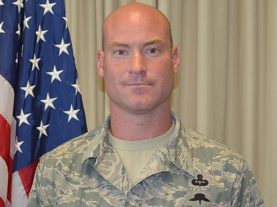 Marty Bettelyoun, 35, served in Air Force for 15 years