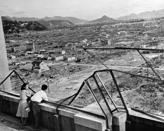 Hiroshima three years after the attack