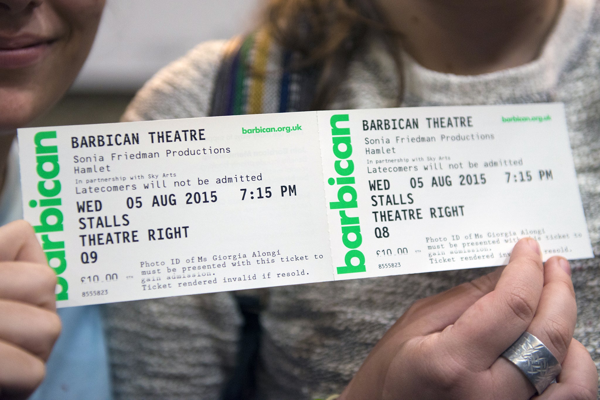 Fans of Benedict Cumberbatch have queued for almost 20 hours to get hold of one of the tickets the Barbican makes available each morning