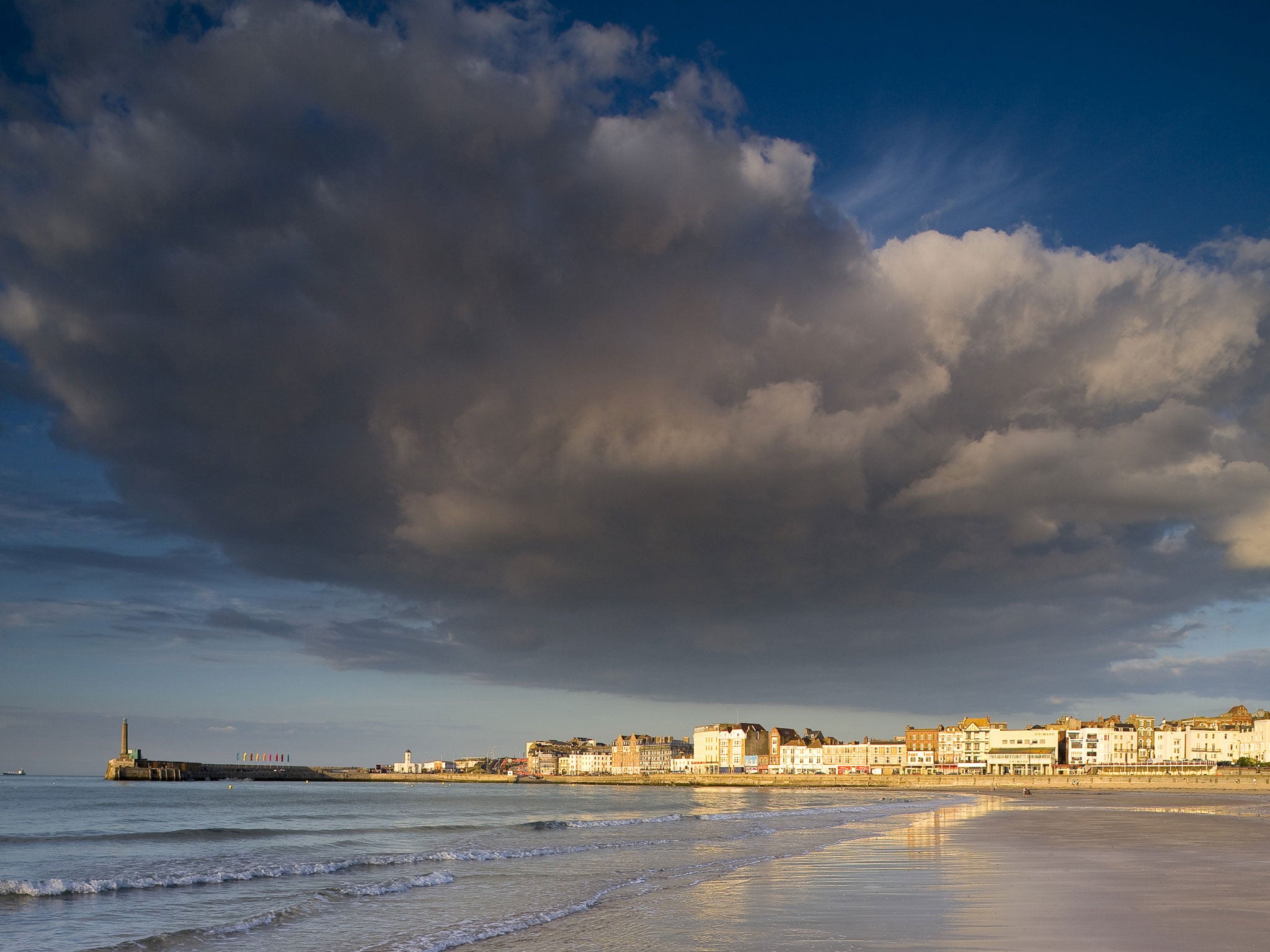 Beach retreat: TS Eliot wrote Part III of The Waste Land in a seaside shelter at Margate in 1921, while recuperating from a nervous breakdown