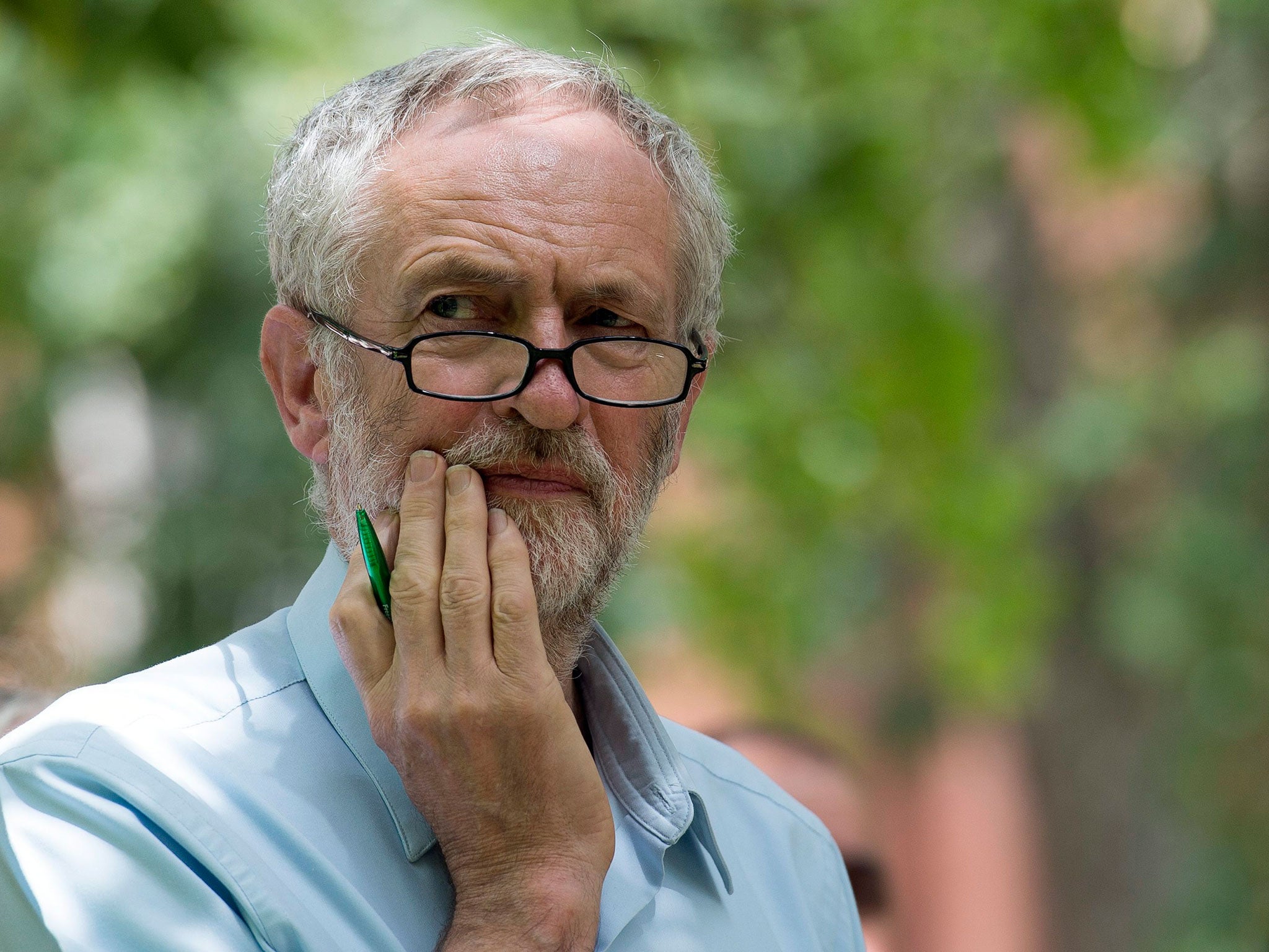 Corbyn at a Campaign for Nuclear Disarmament (CND) event in central London