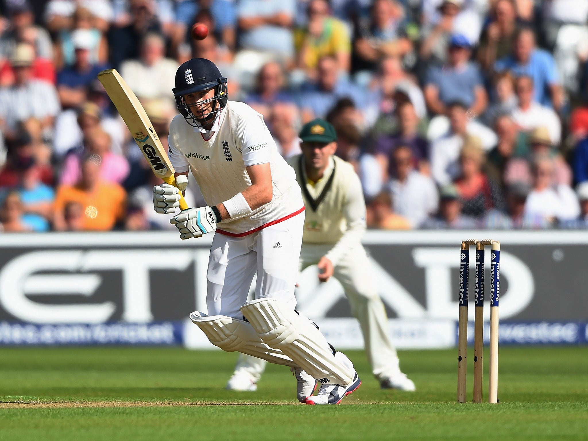 Joe Root unfurls another effortless shot on his way to his eighth Test hundred (Reuters)