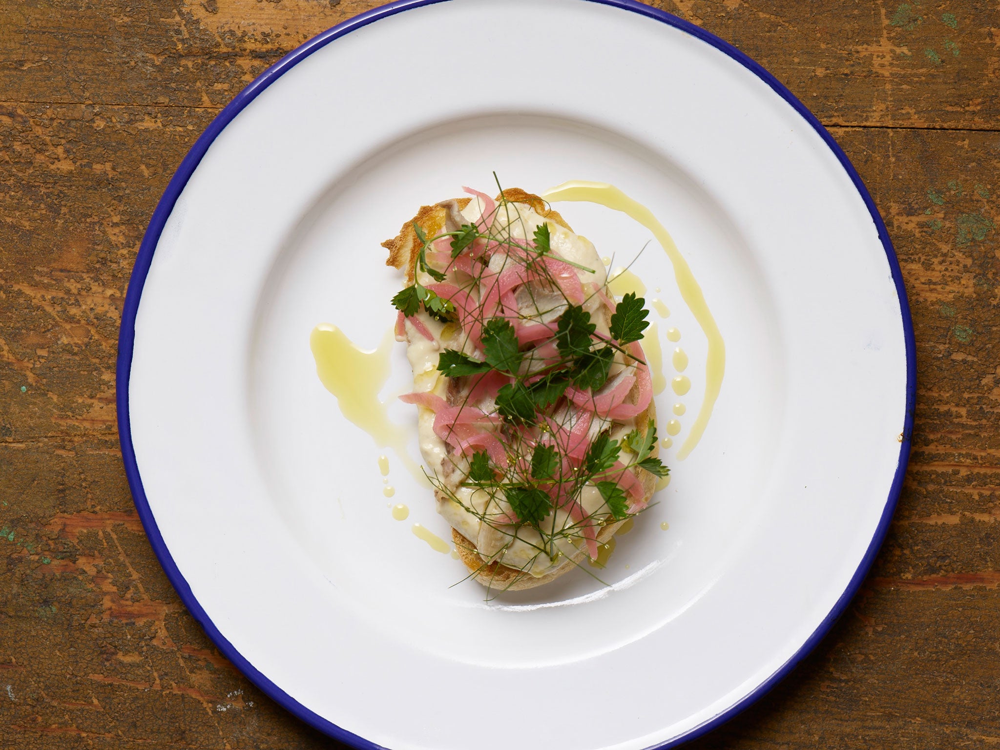 Best quality: Smoked mackerel on toast