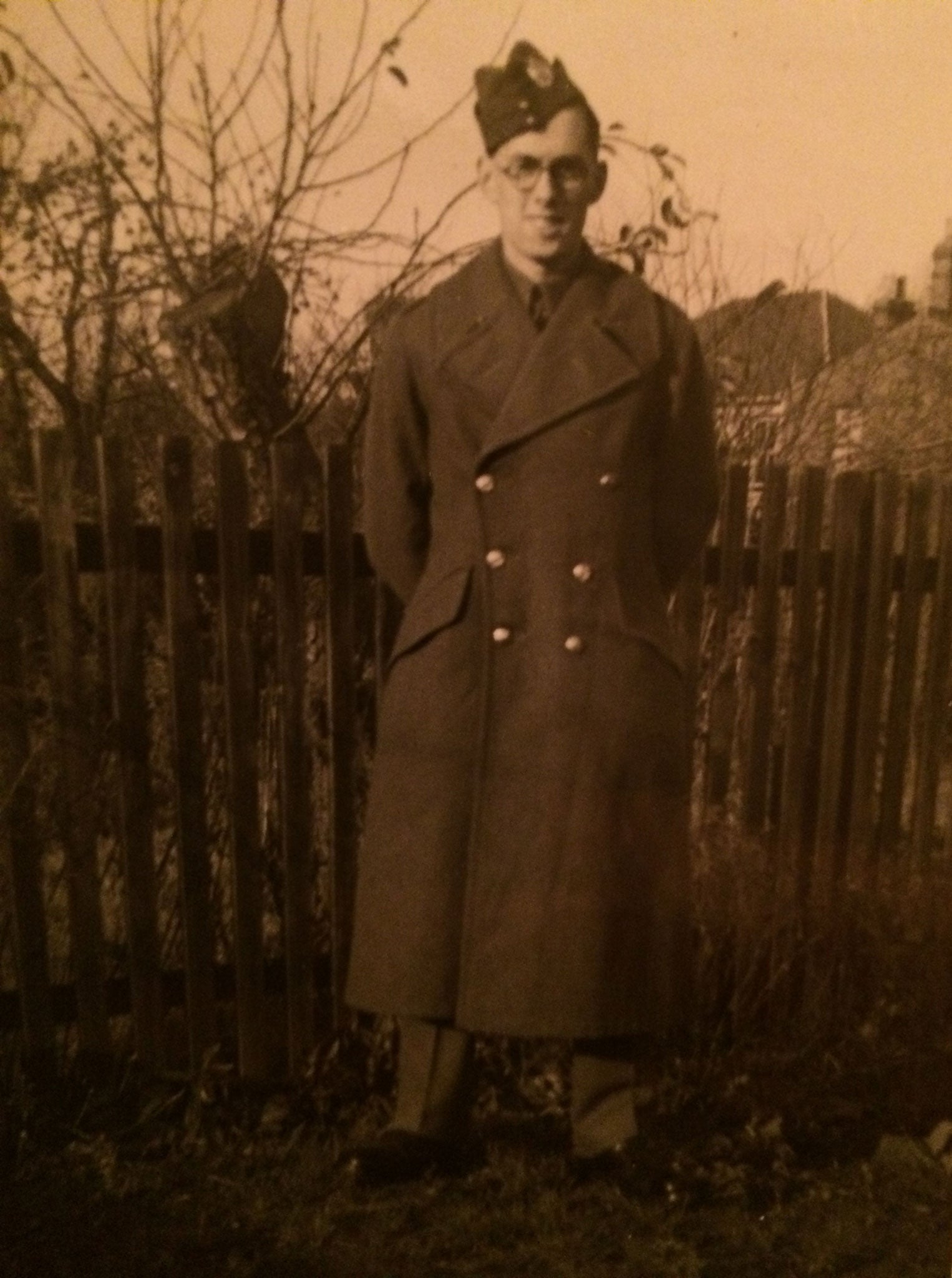 Ronald Marshall, the author's father, in his uniform