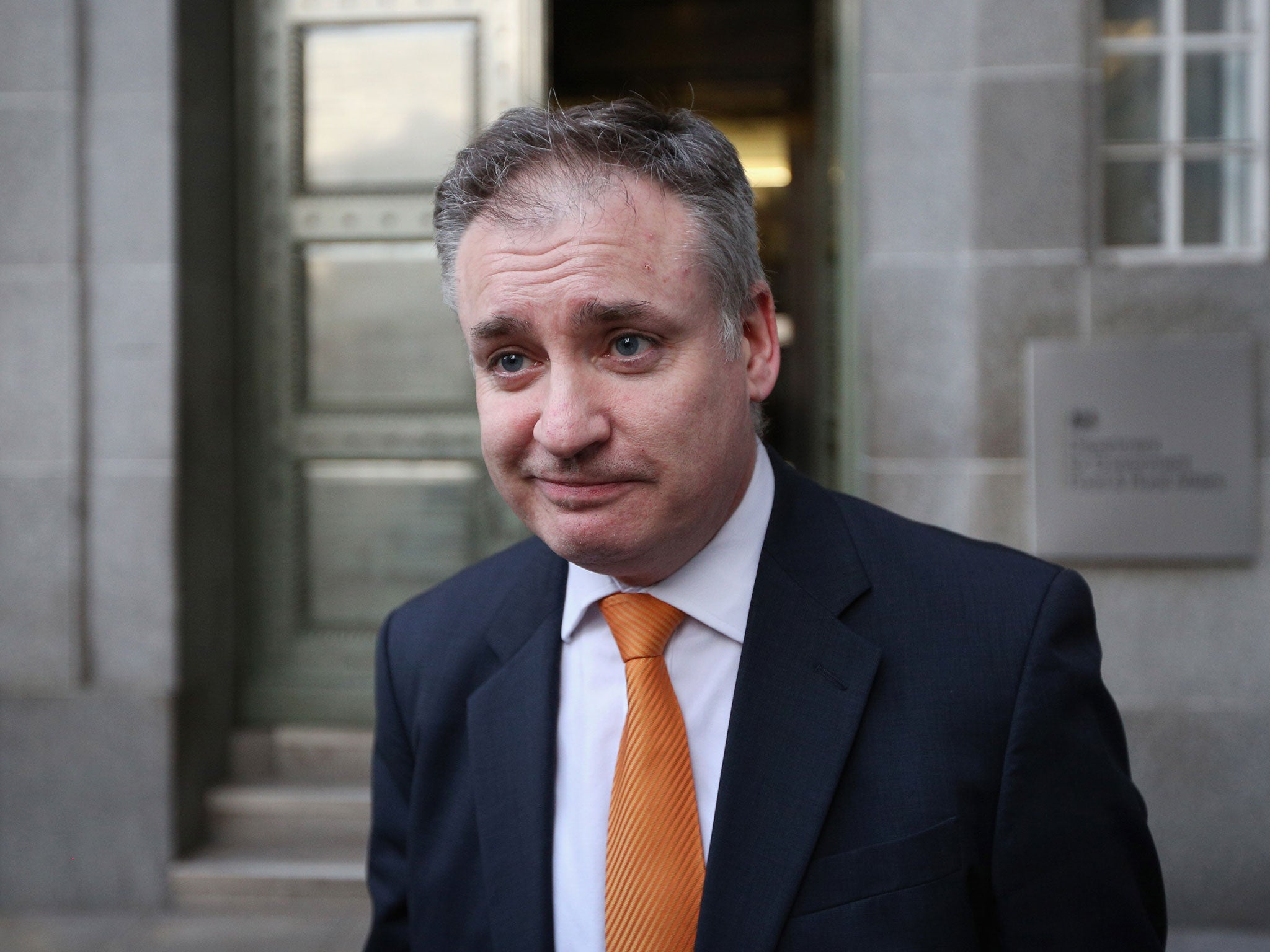 File: Richard Lochhead speaks to reporters outside the offices of Defra in London