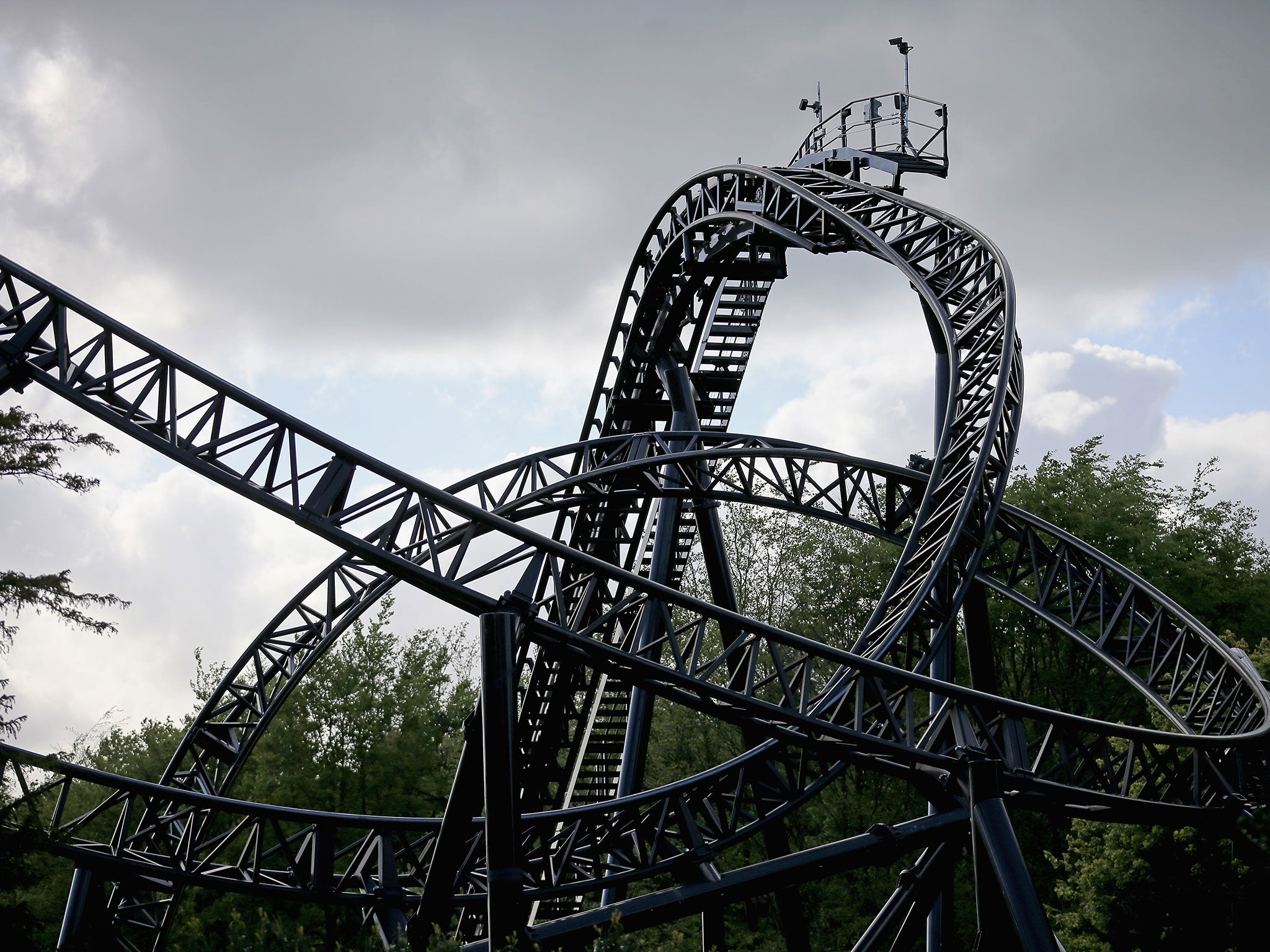 The Smiler rollercoaster at Alton Towers Resort where two carriages crashed on June 2, 2015