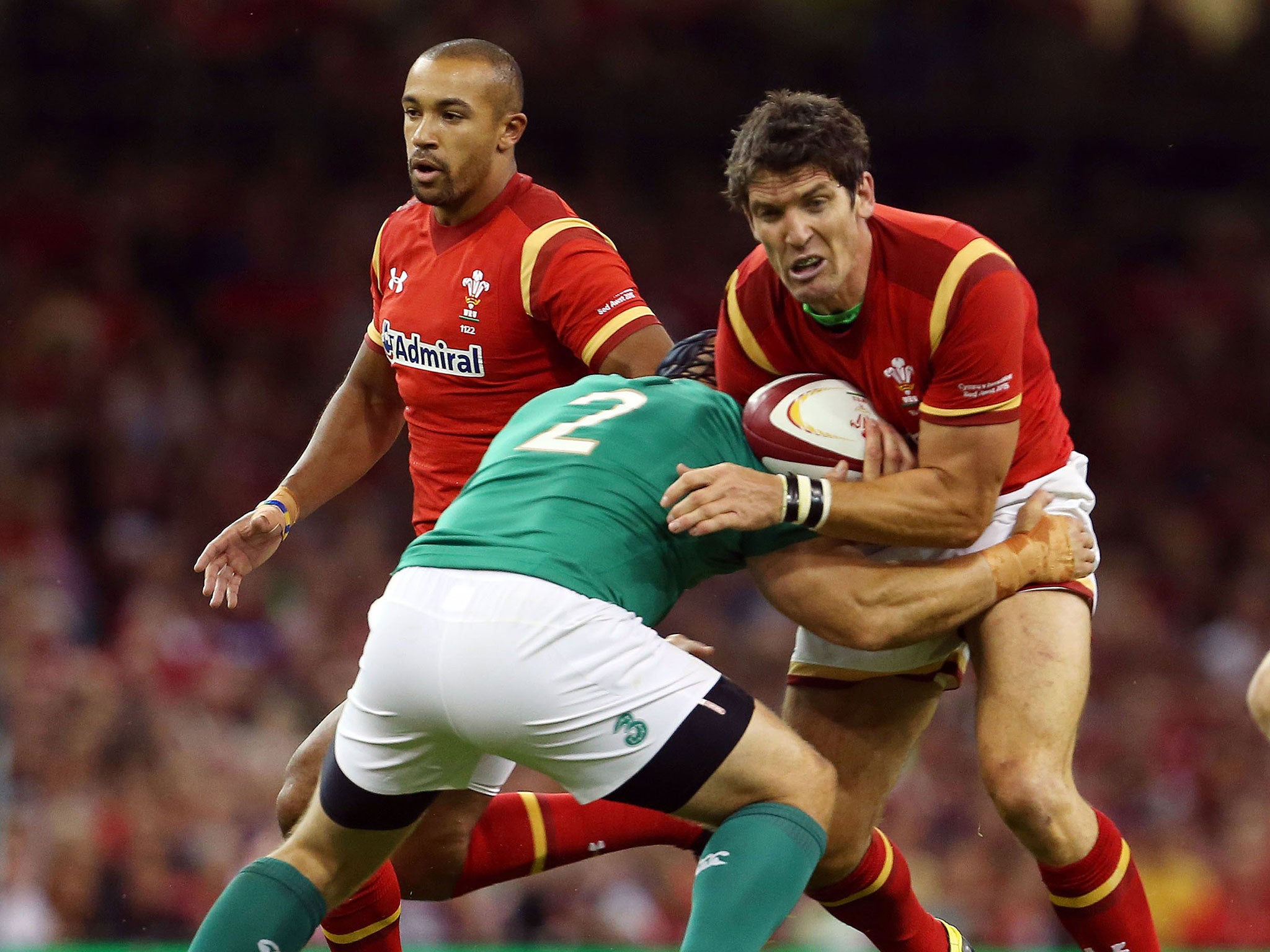 James Hook, right, failed to take advantage of his latest chance to impress before the Wales head coach, Warren Gatland, makes his World Cup selection