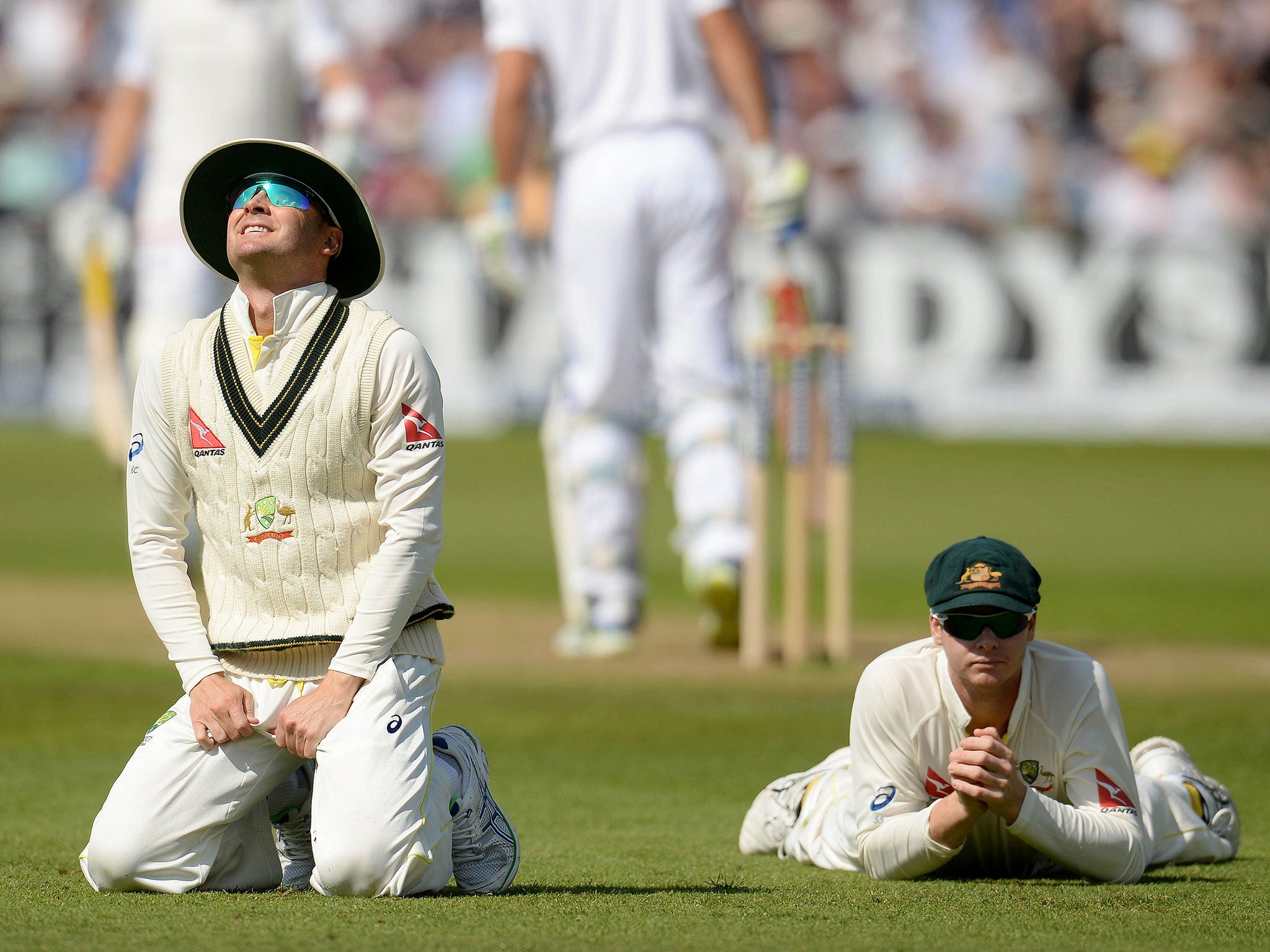 Australia captain Michael Clarke, left, and Steve Smith