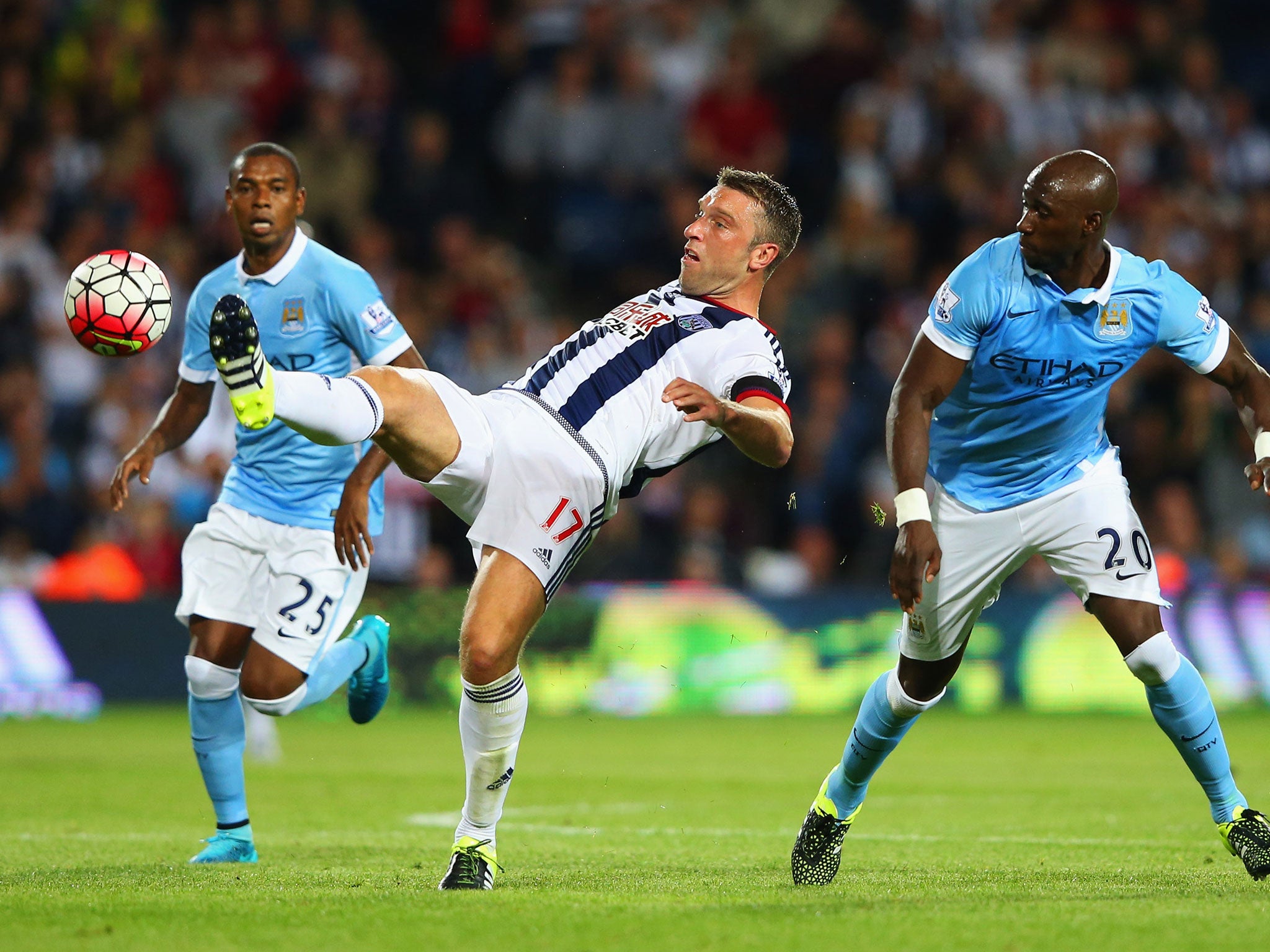 Rickie Lambert on his West Brom debut