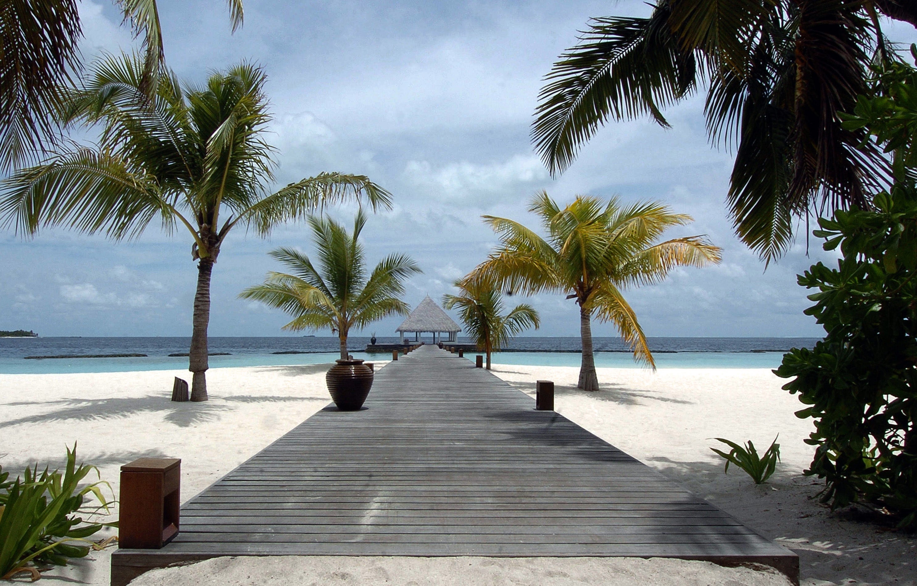 The white sand beaches of the Maldives were no match for Blackpool