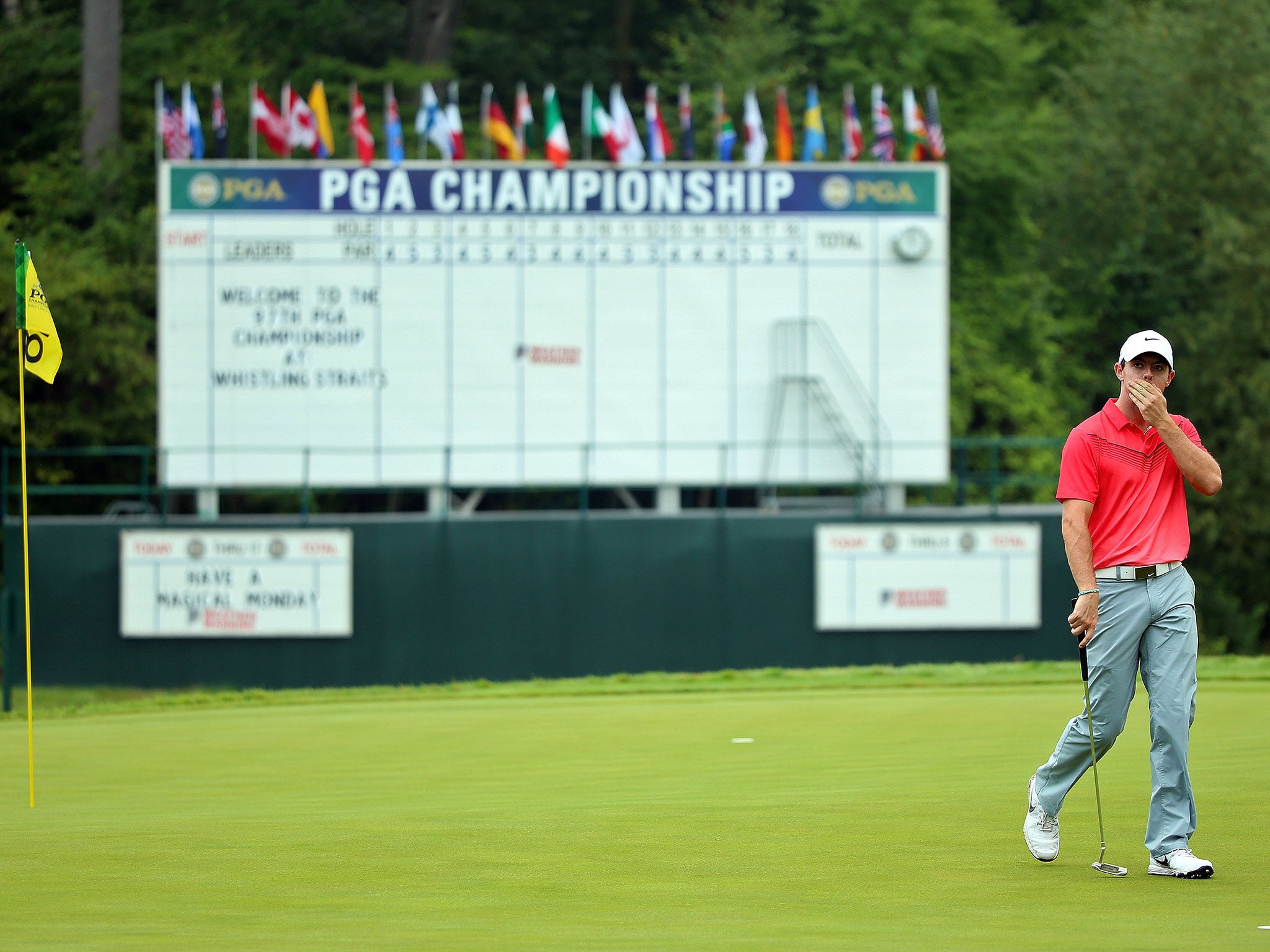 Rory McIlroy at Whistling Straits