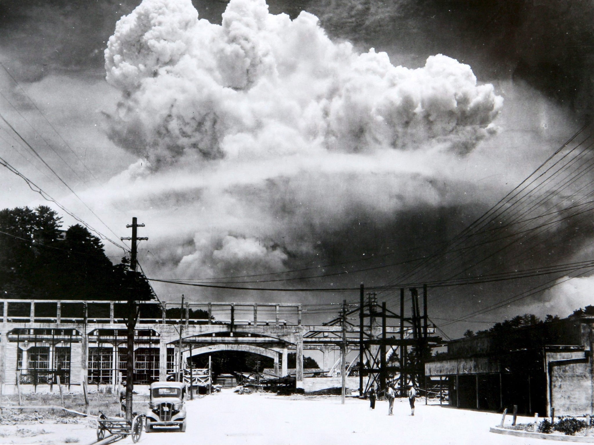 The atomic bombs dropped on Japan at the behest of President Harry Truman in 1945 killed at least 129,000 people