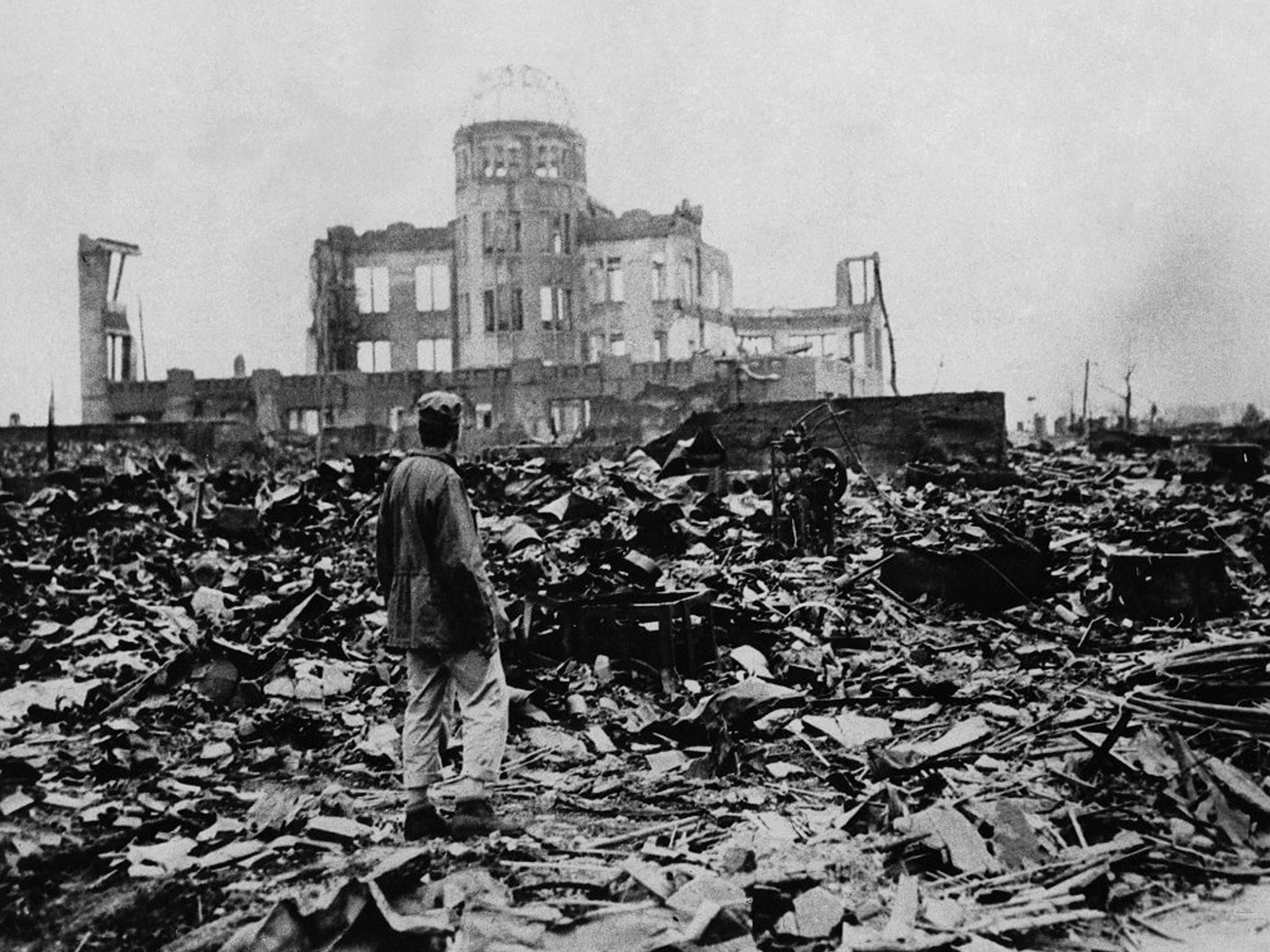 Second World War, after the explosion of the atom bomb in August 1945, Hiroshima, Japan