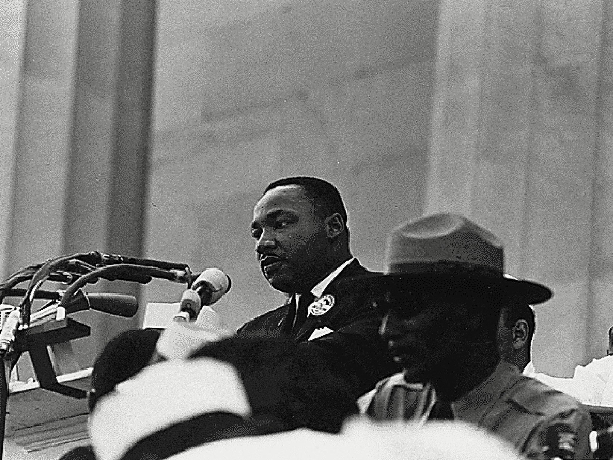 Martin Luther King delivers his Dream Speech in Washington DC