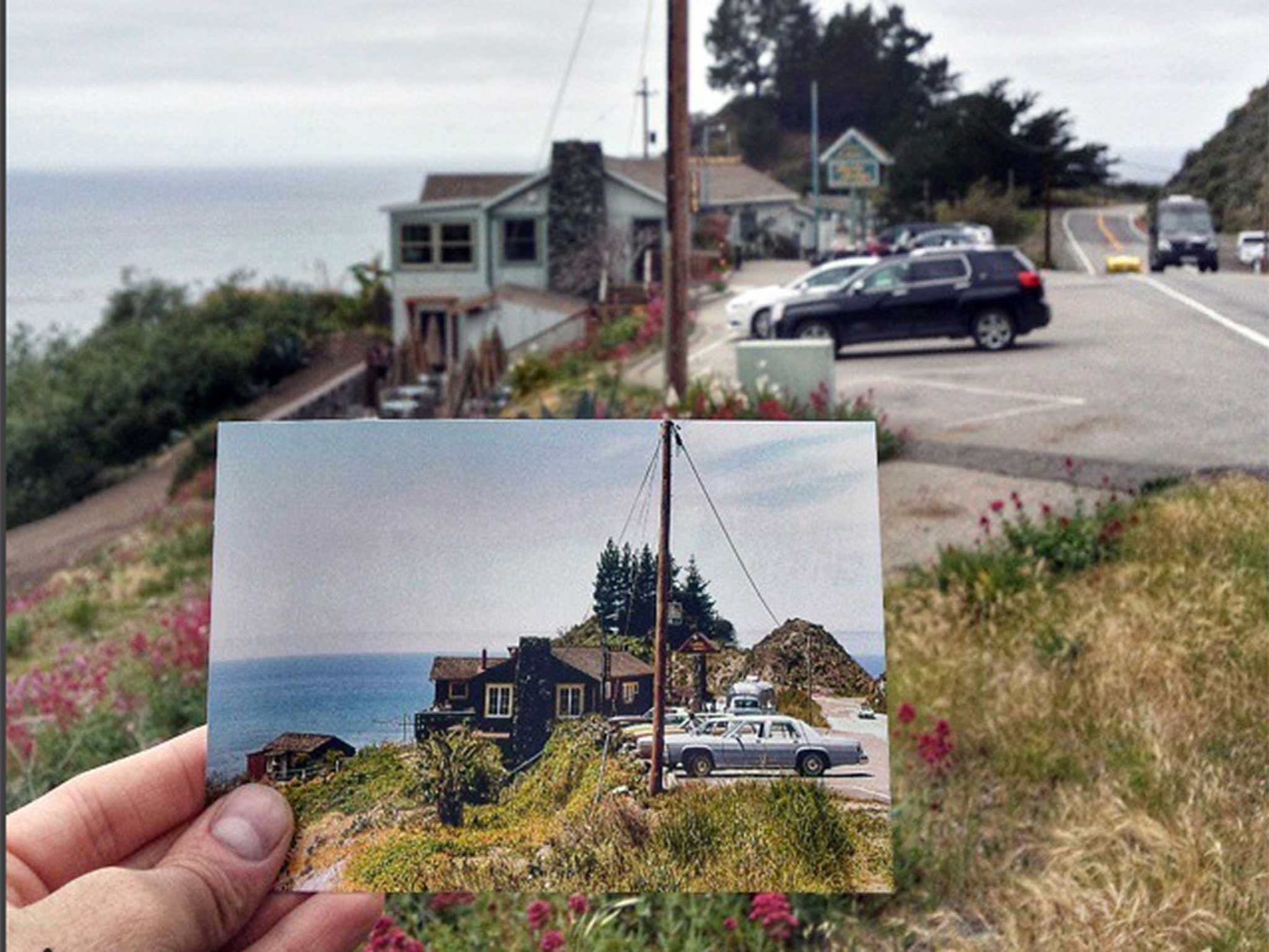 Lucia Lodge in Big Sur, California | April 1979 &amp; May 2015