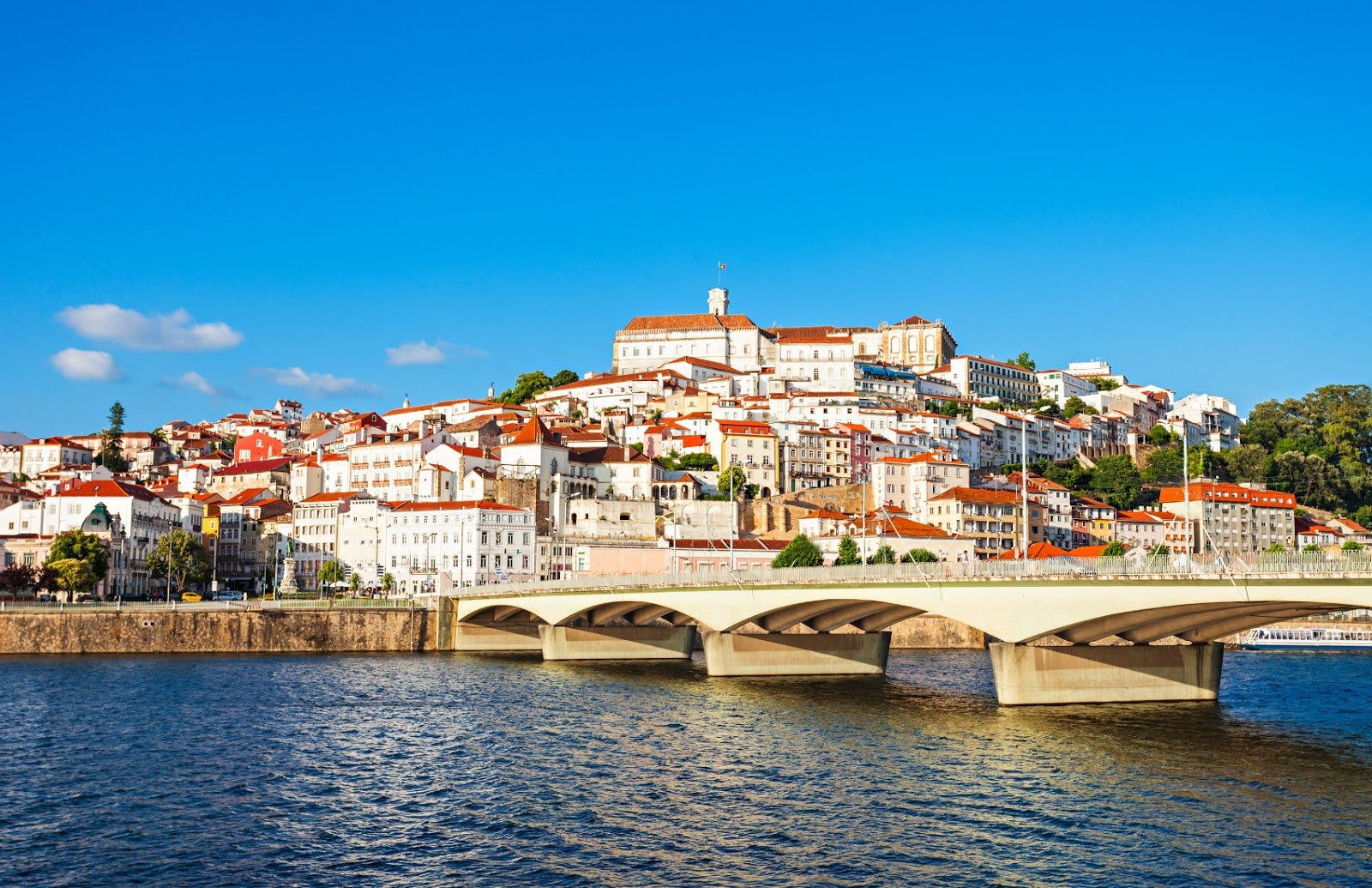 Portugal's Coimbra as seen from across the river