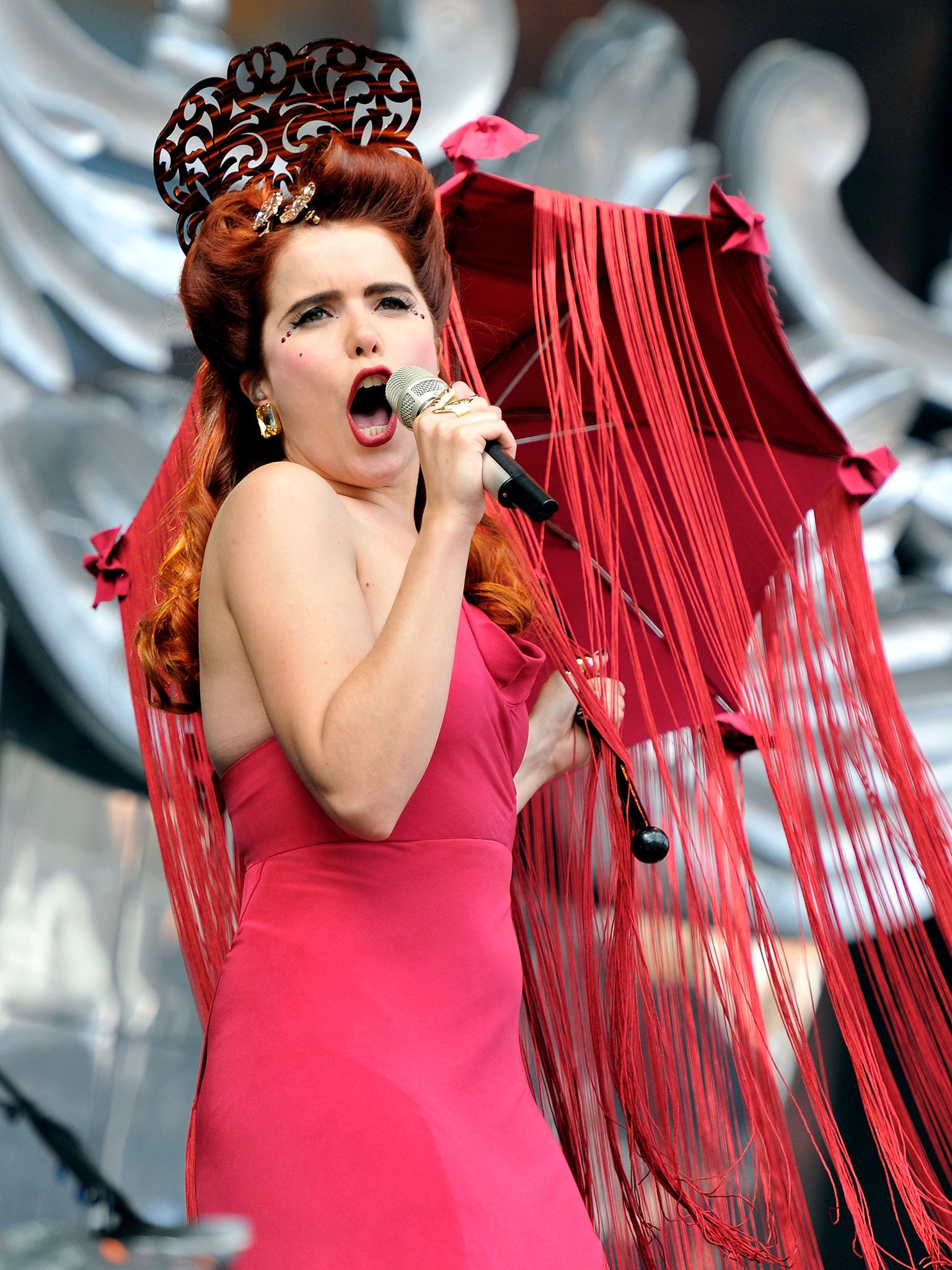 The couple performed the sex acts during a Paloma Faith show (Image: Getty)