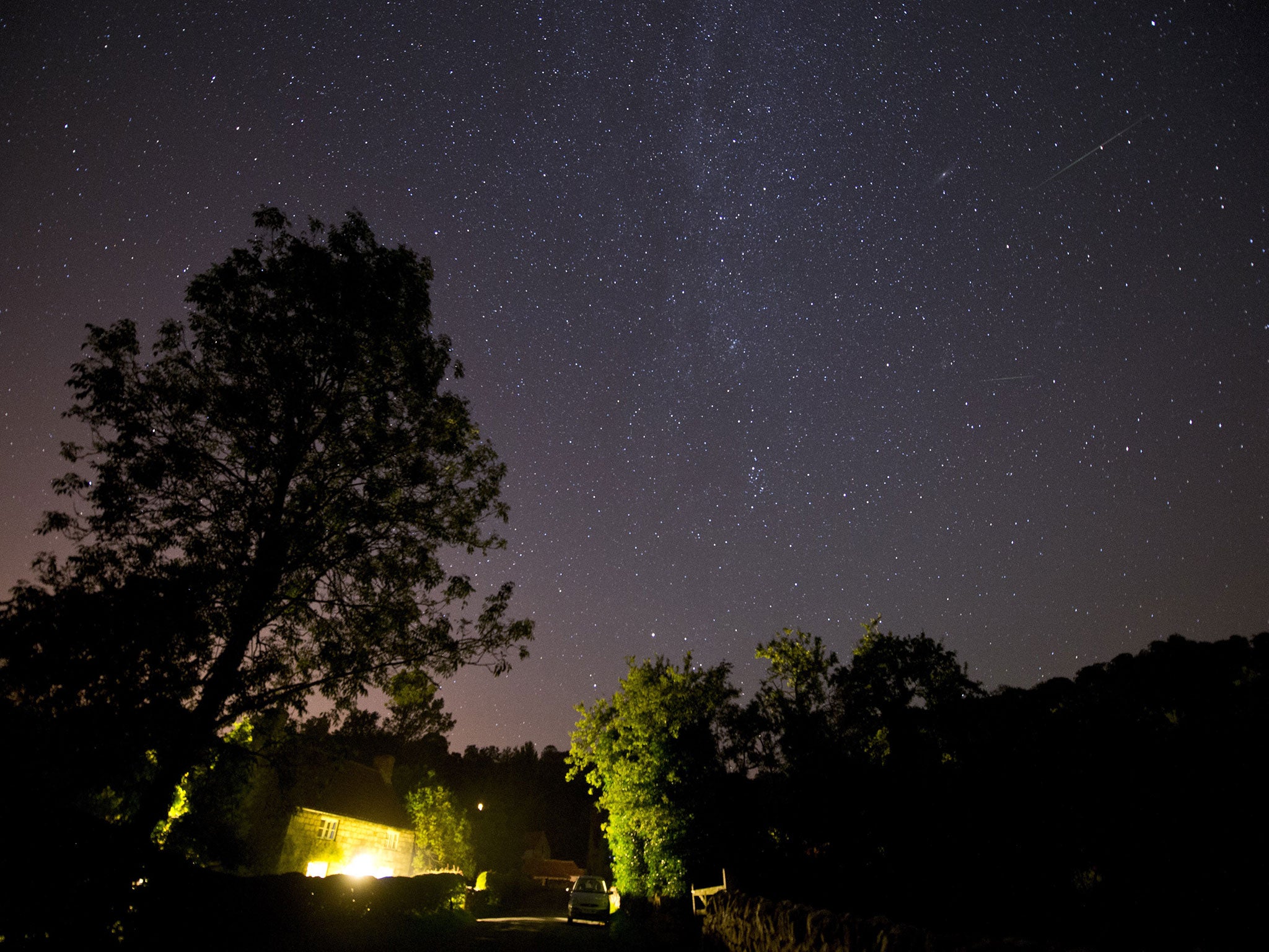 The sky at Rievaulx, near Helmsley, North Yorks