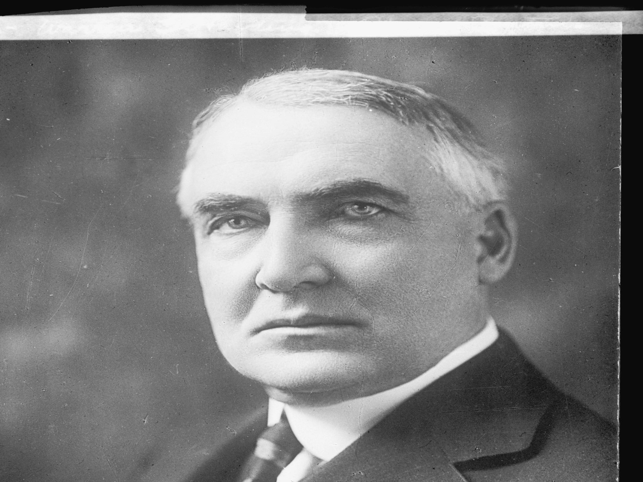 President Warren G Harding