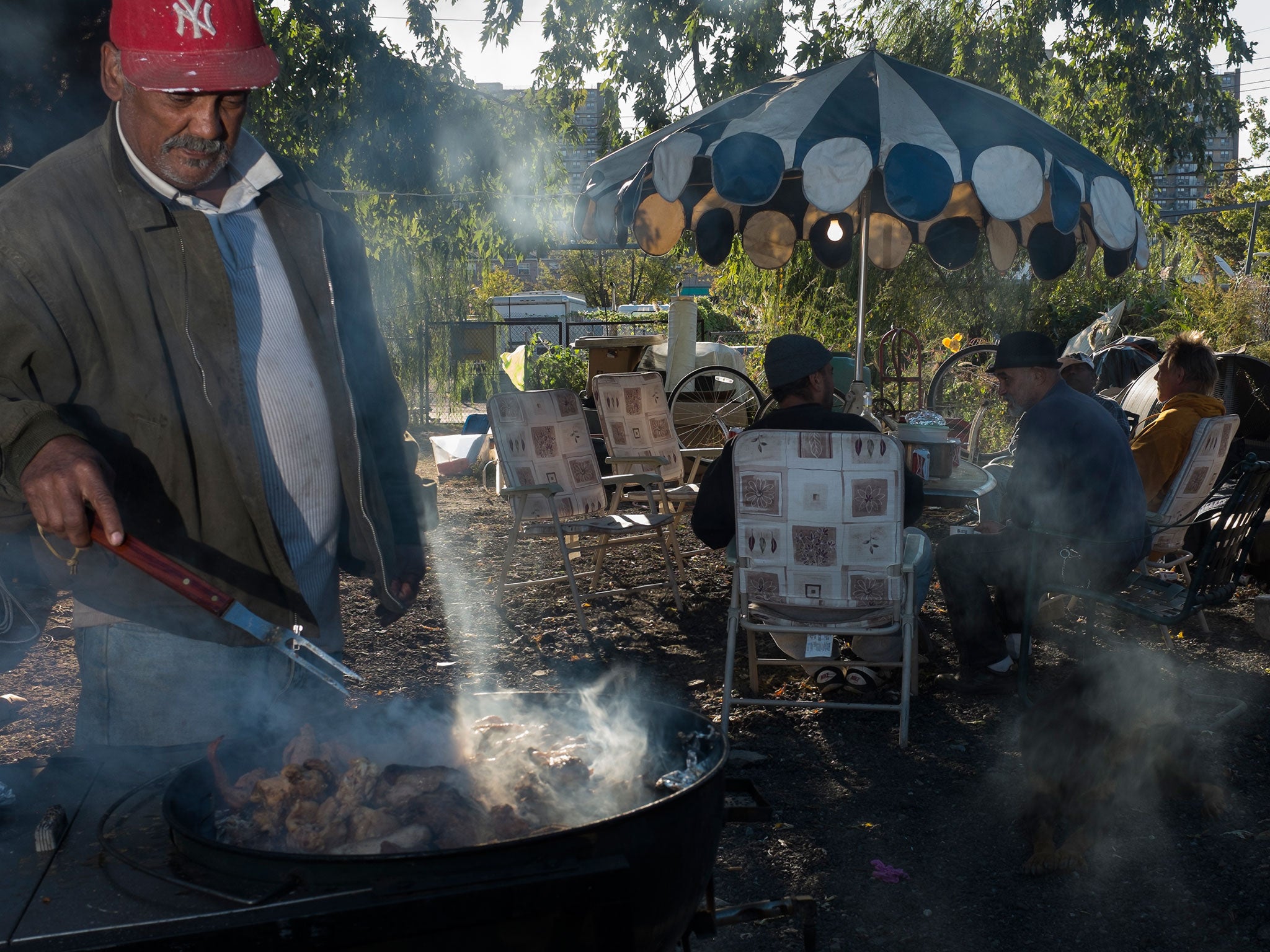 Jose, the owner of the land that Bam recently moved his trailer to (© Allen Agostino)