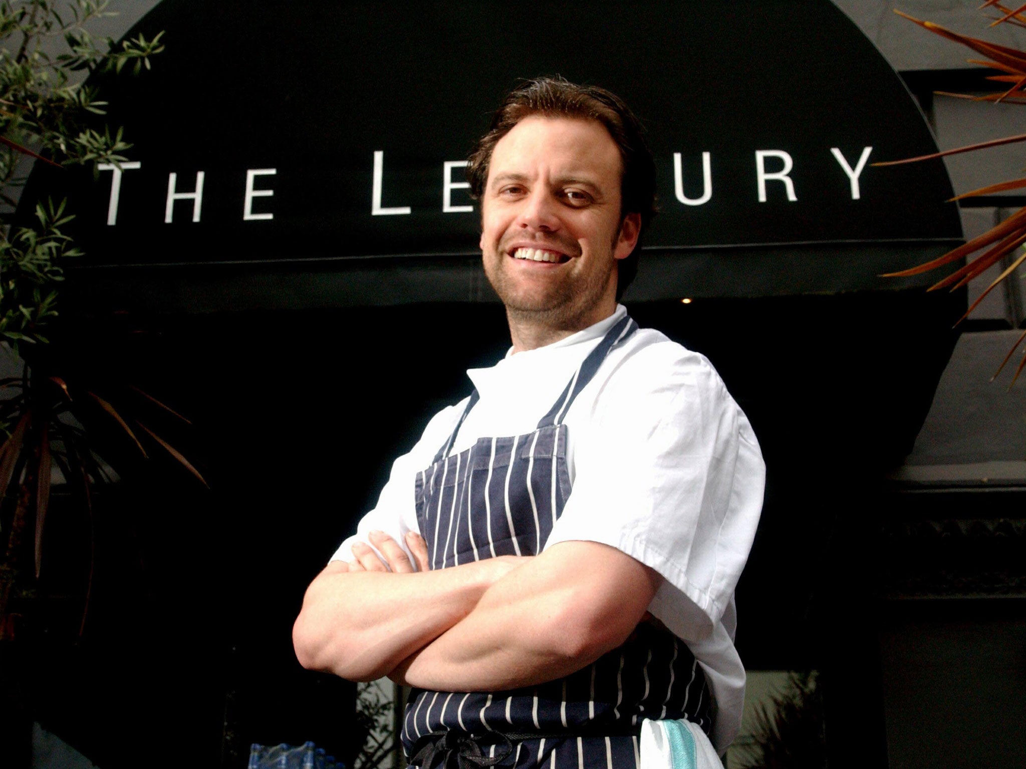 Head chef Brett Graham serves up sourdough ice cream at London's The Ledbury