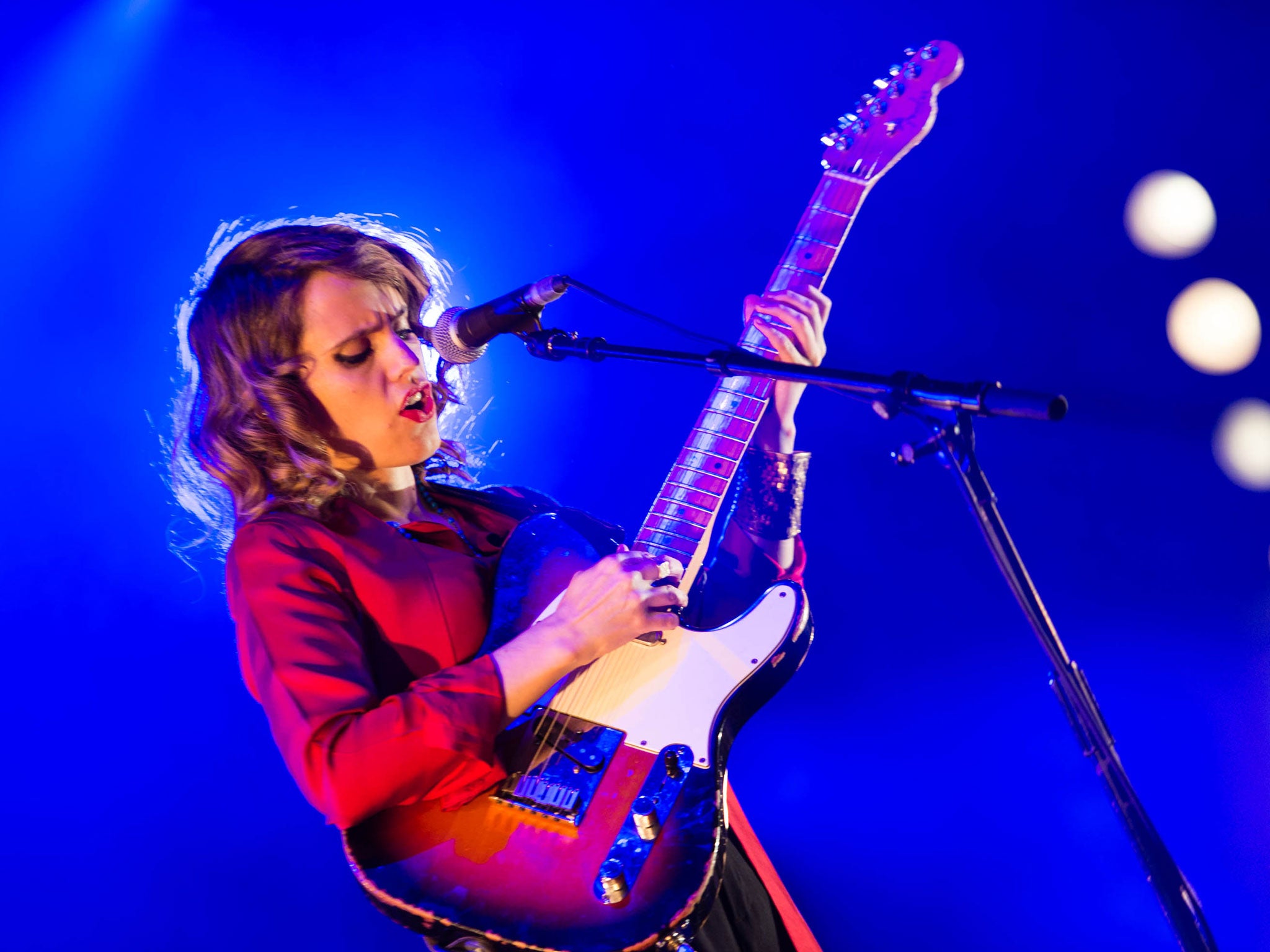 Calvi at the Isle of Wight Festival last year (Rex)