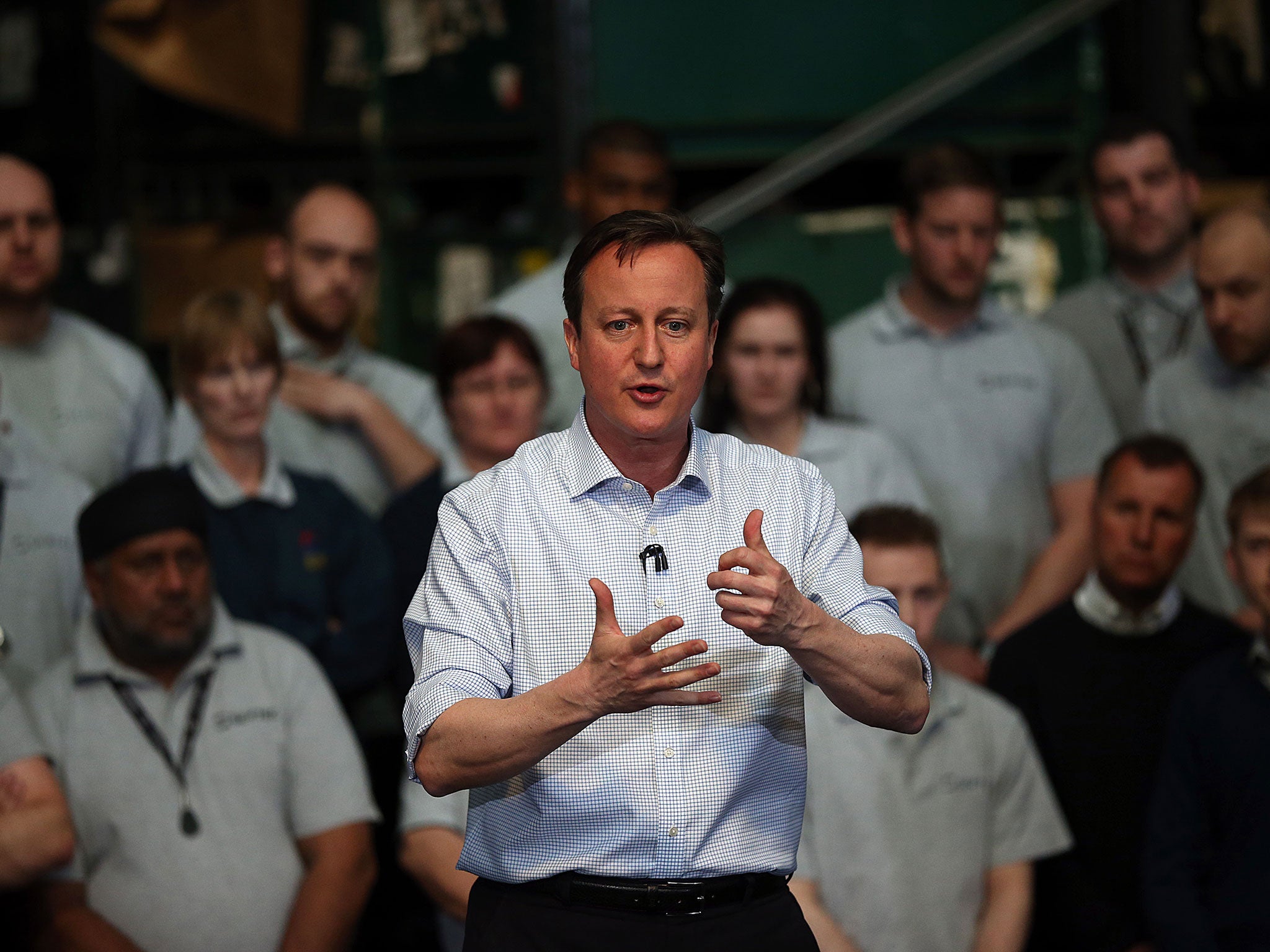 Cameron will say his second term will tackle problems in society and not simply the economy (Getty)