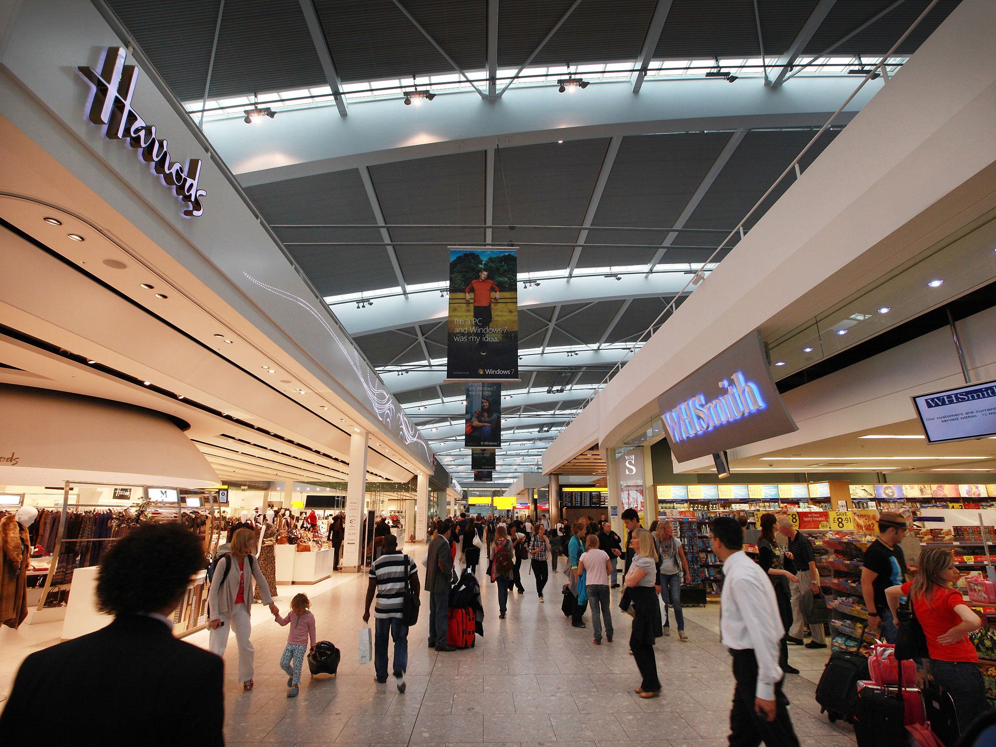 Airport shops have pocketed tens of millions of pounds in extra profits