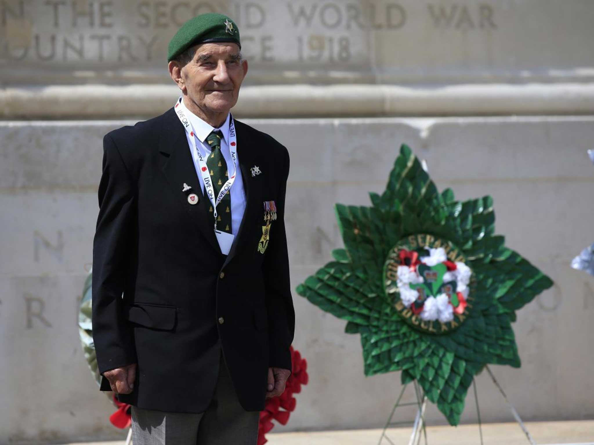 Ted Cogdell, 97, from south Wales, who fought with the 55th Light Anti-Aircraft Regiment