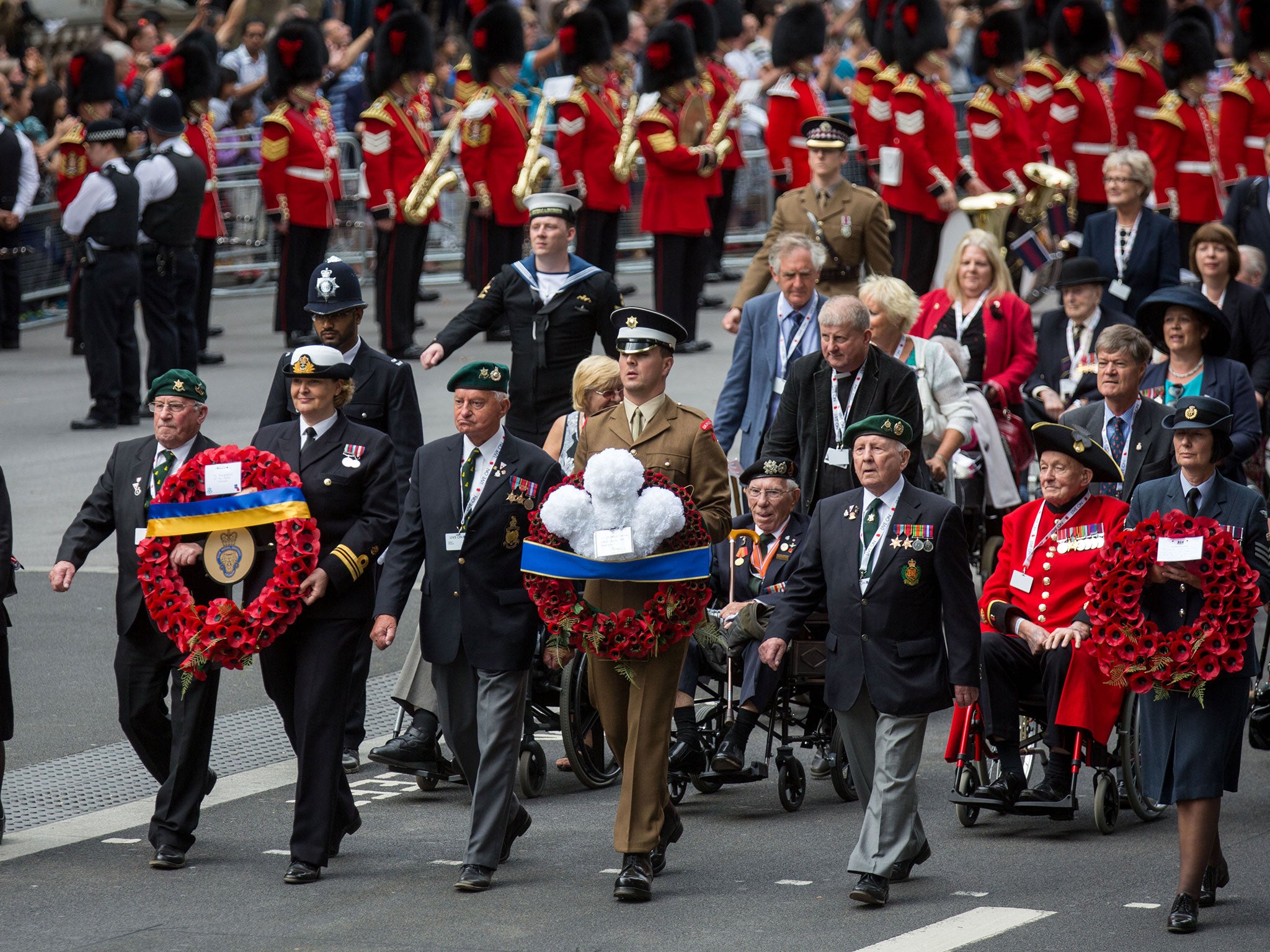 Wreaths in Whitehall