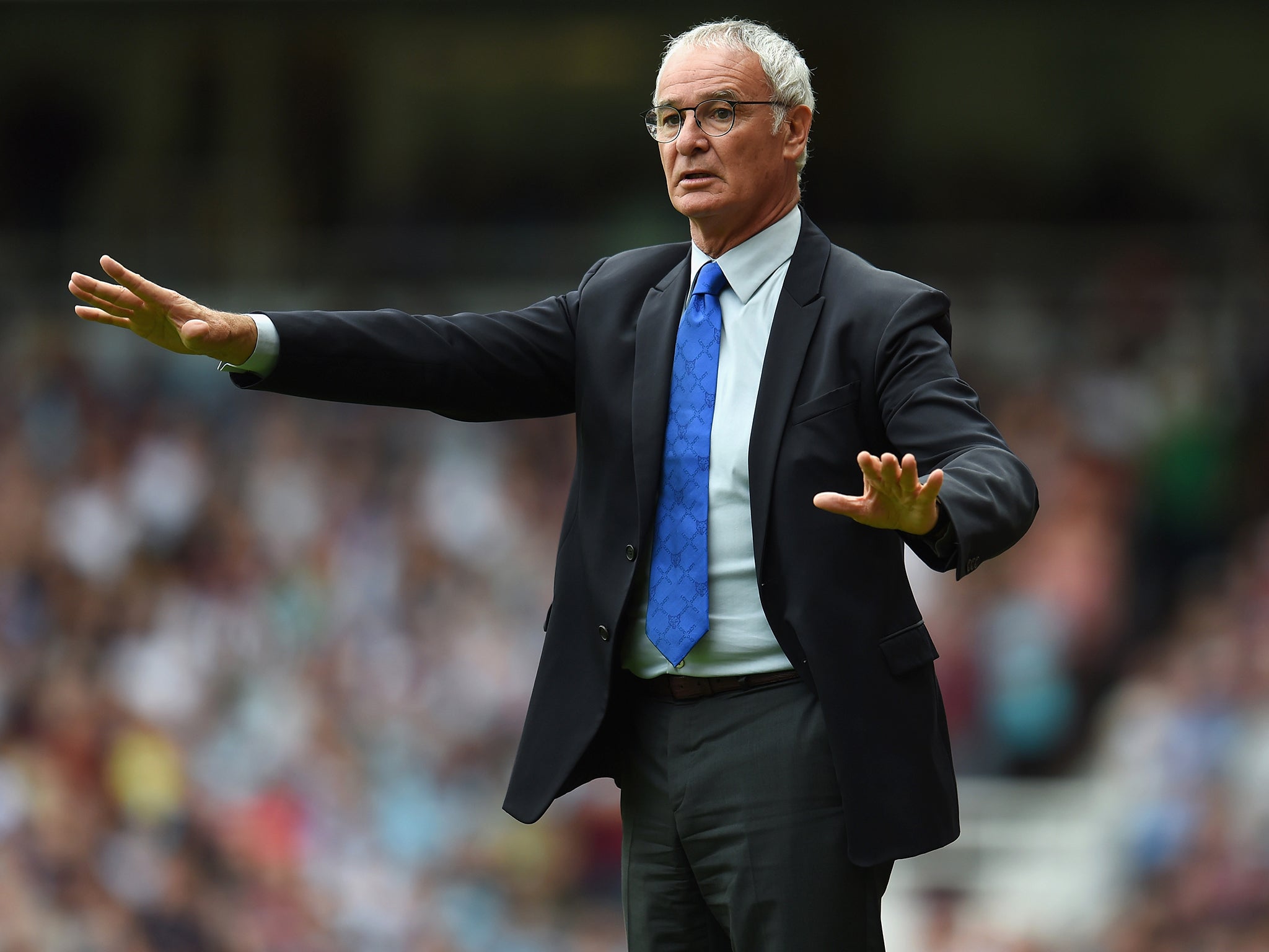 Ranieri has overseen a 100% start to the season for Leicester