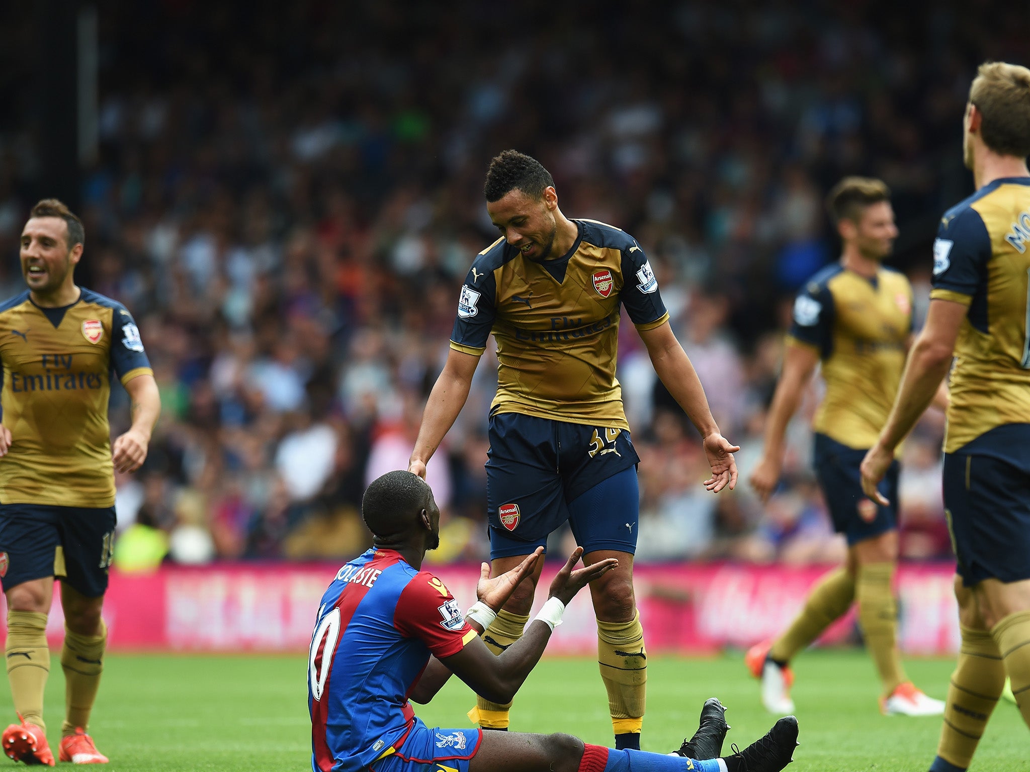 Francis Coquelin protests