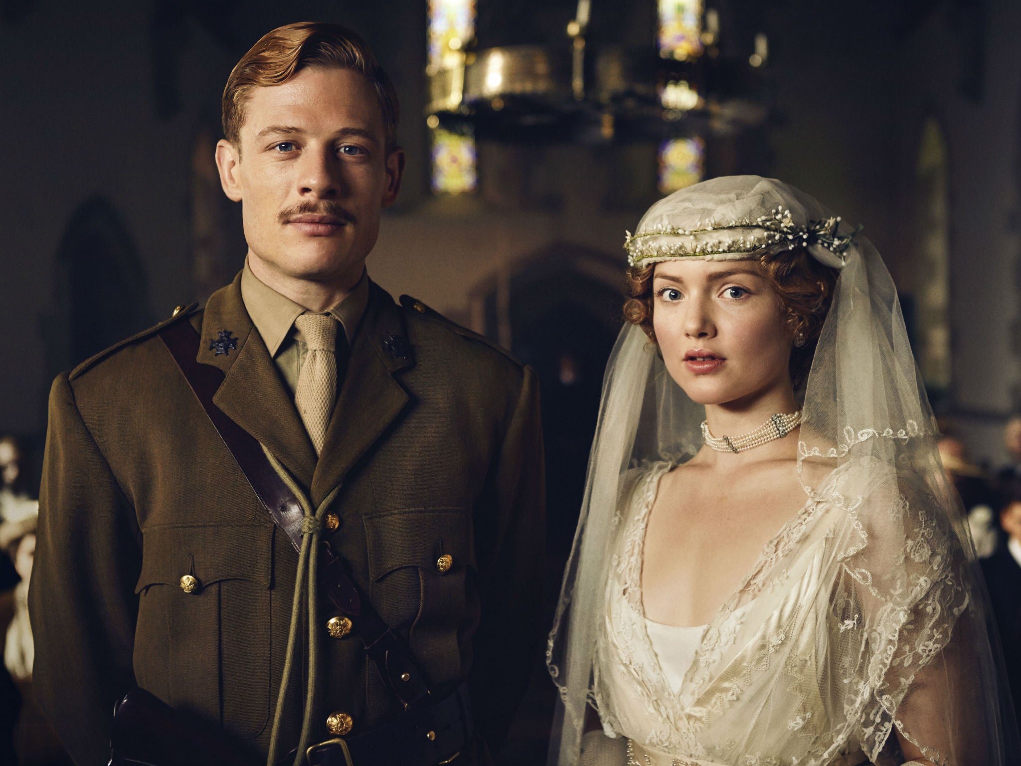 James Norton and Holliday Grainger as Lord and Lady Chatterley