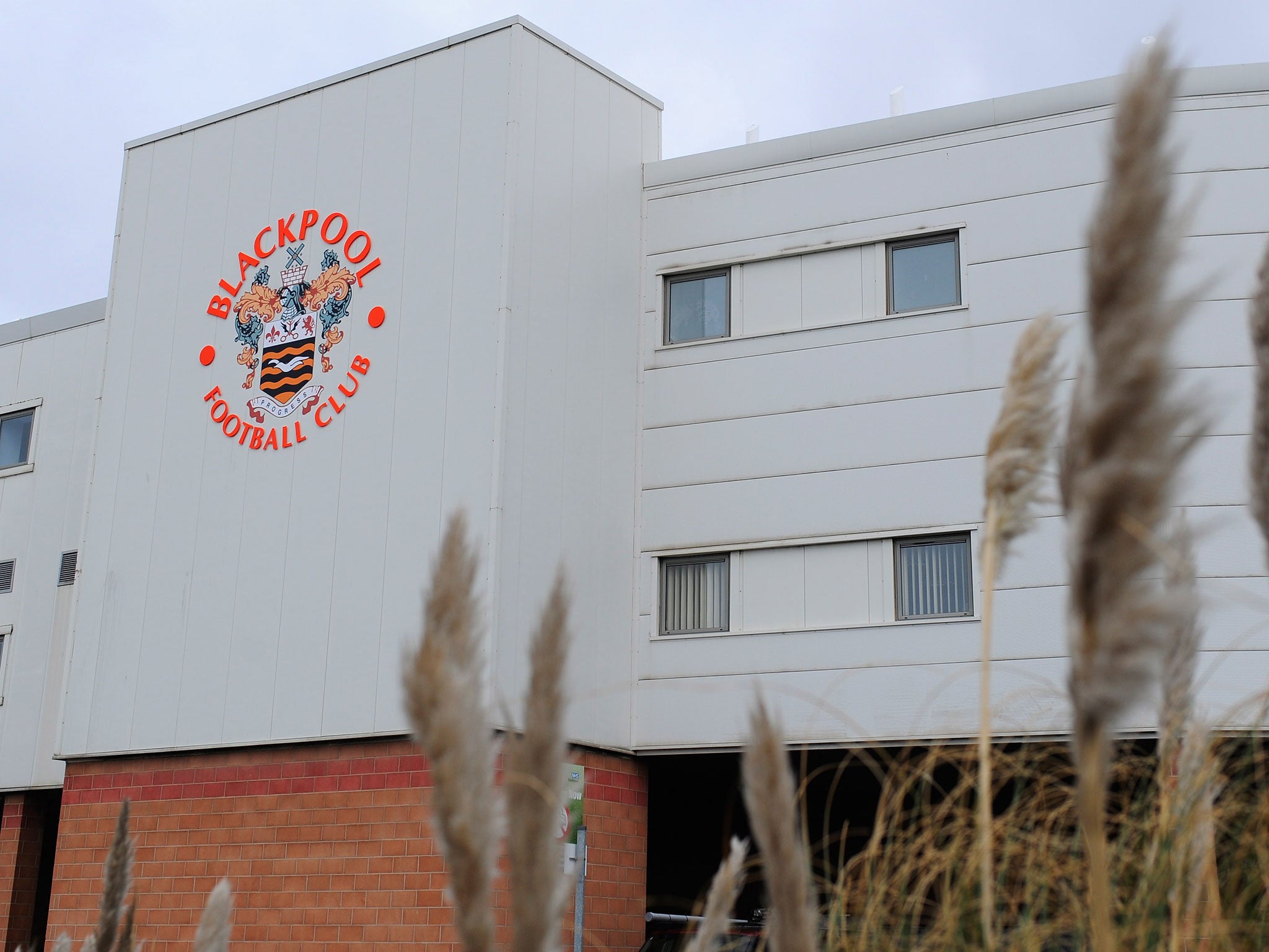 A view of Blackpool's Bloomfield Road