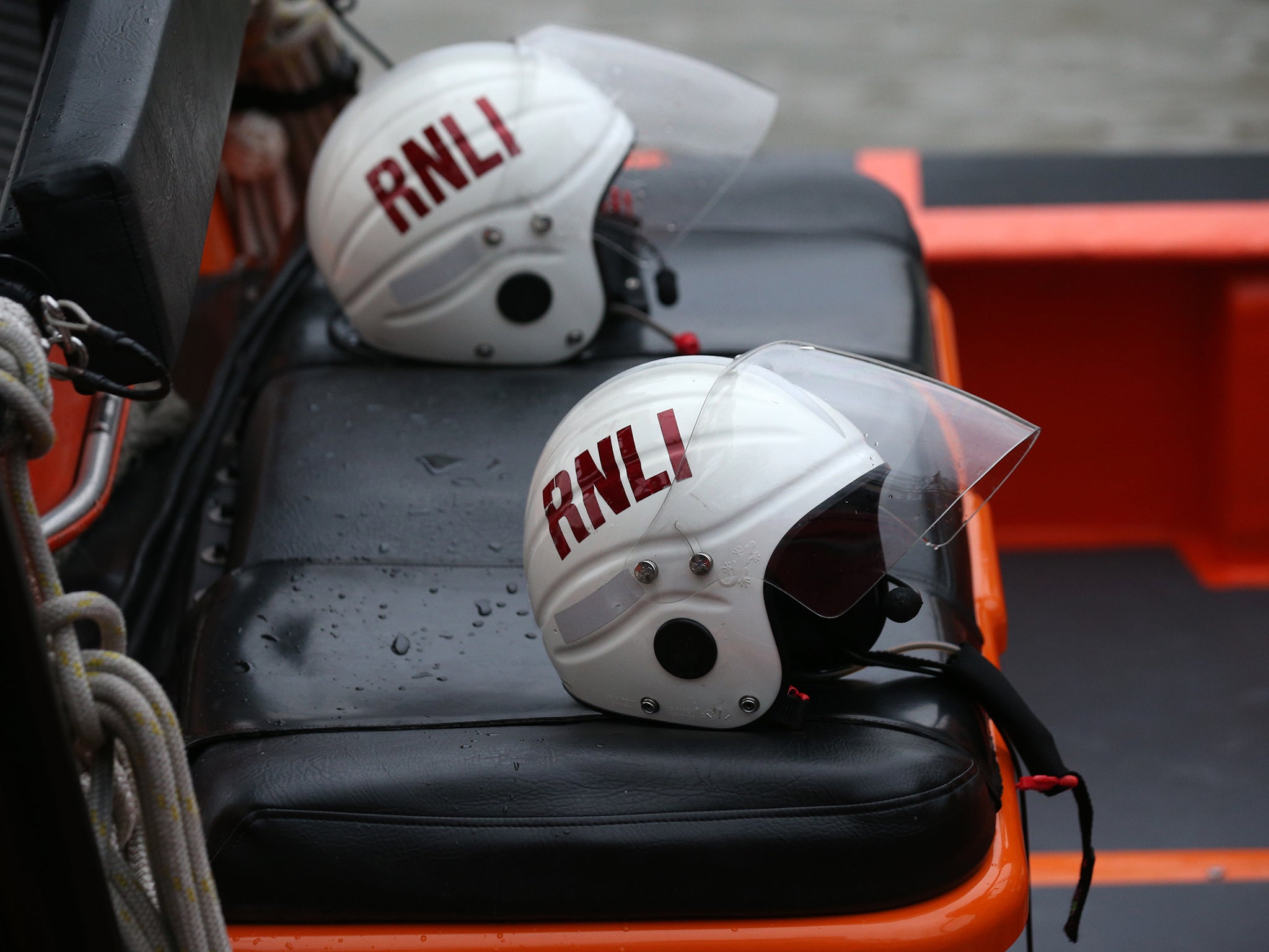 The RNLI joined the rescue attempts after Stuart Calder was caught in a powerful rip current off a Newquay beach