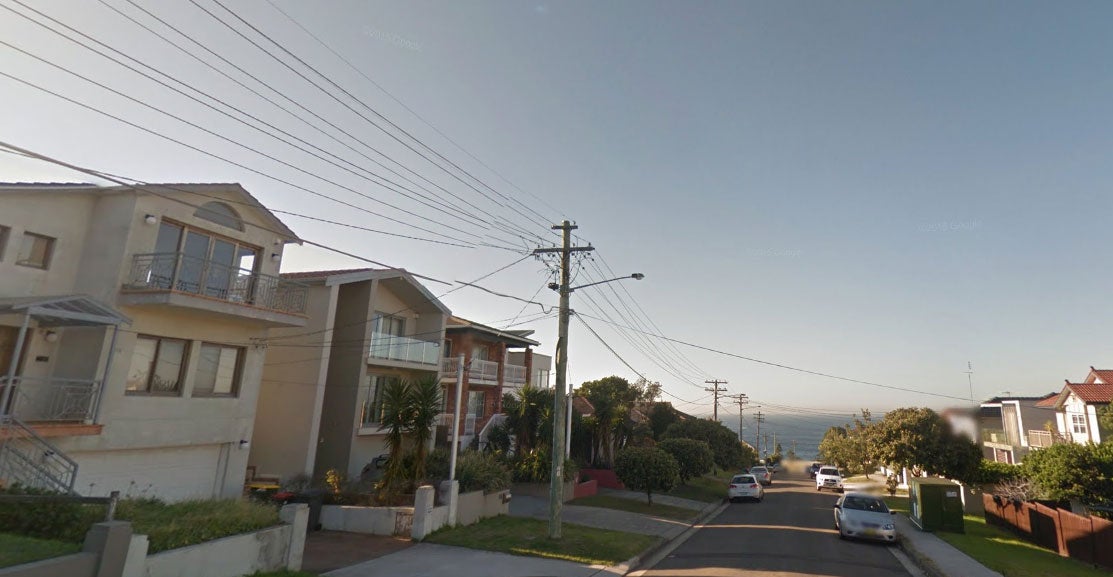 Street in Sydney suburb where the incident occurred